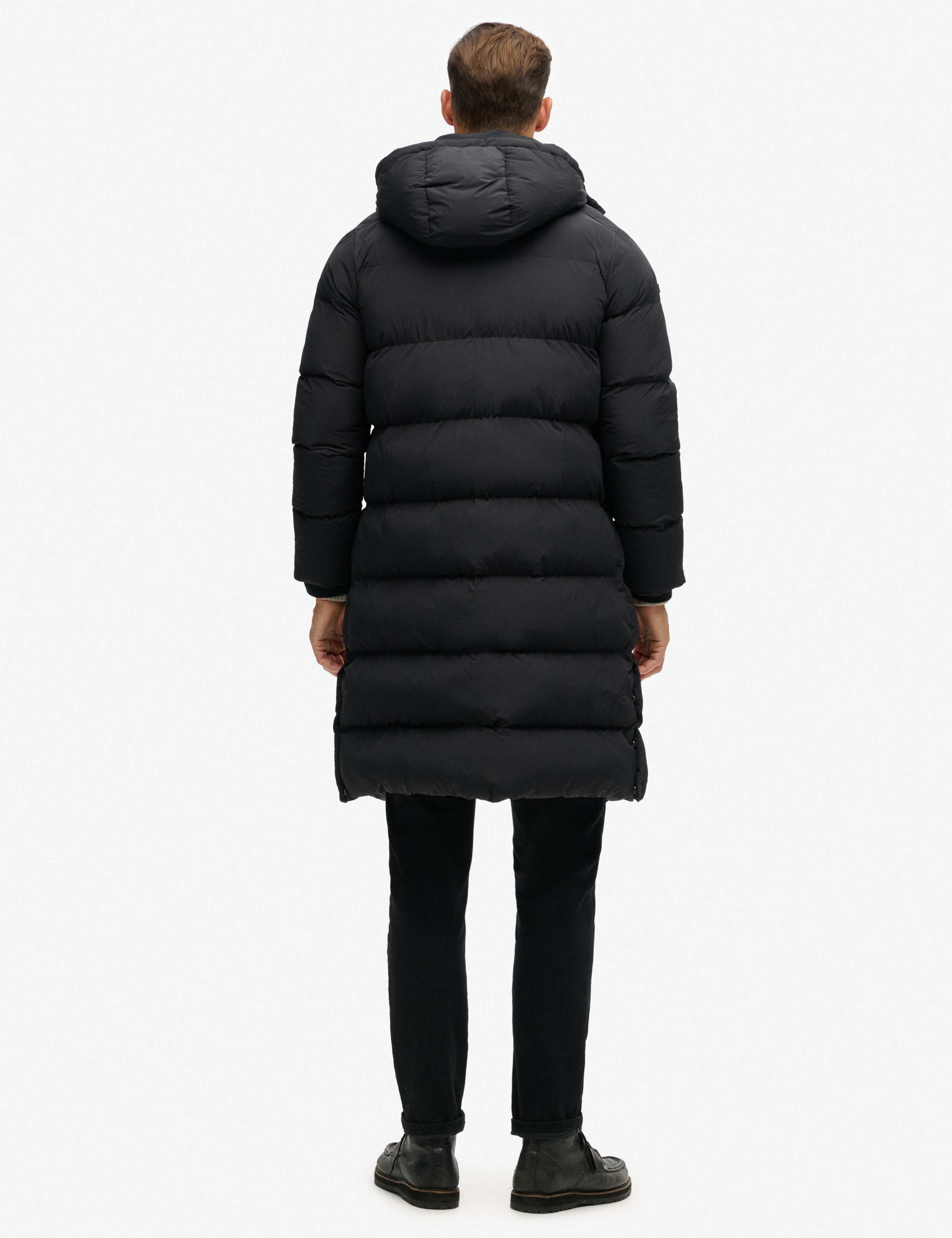 Hooded Padded Longline Parka Jacket 5 of 7