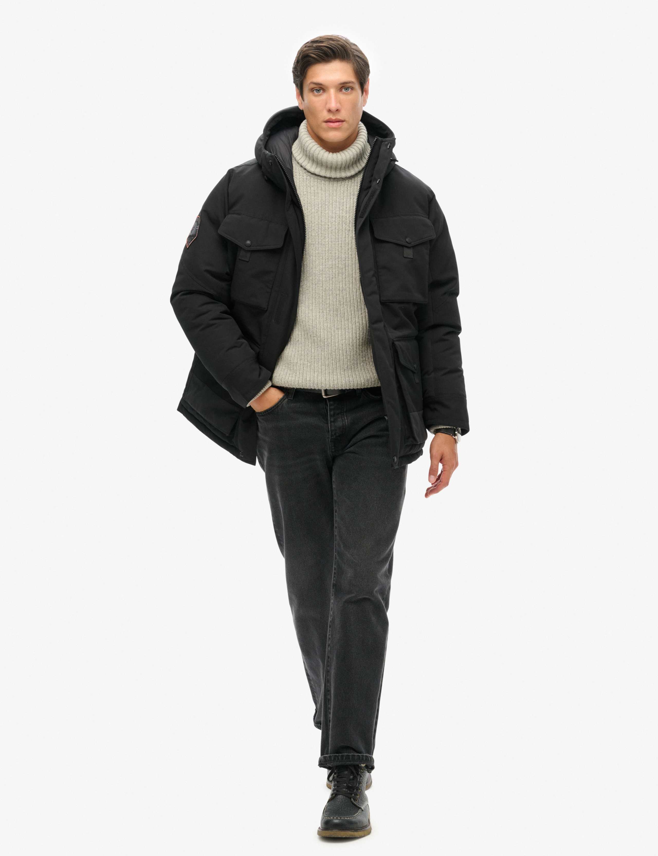 Hooded Padded Parka Jacket 6 of 7