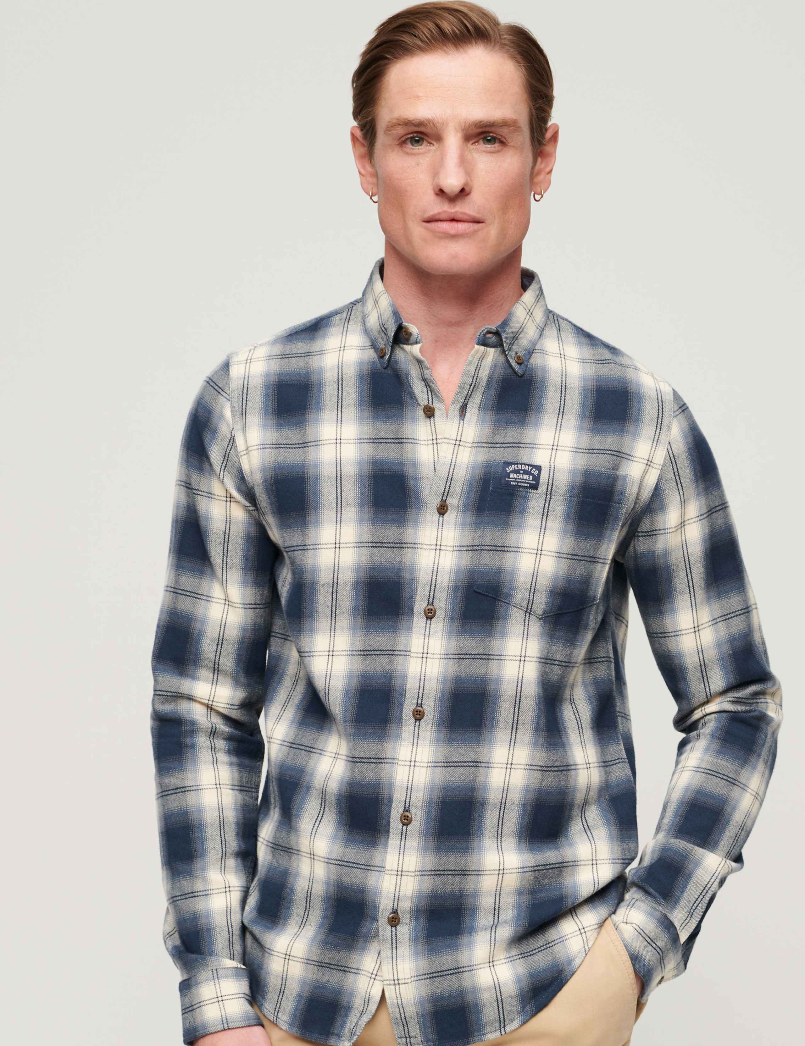 Pure Cotton Check Flannel Shirt 5 of 6