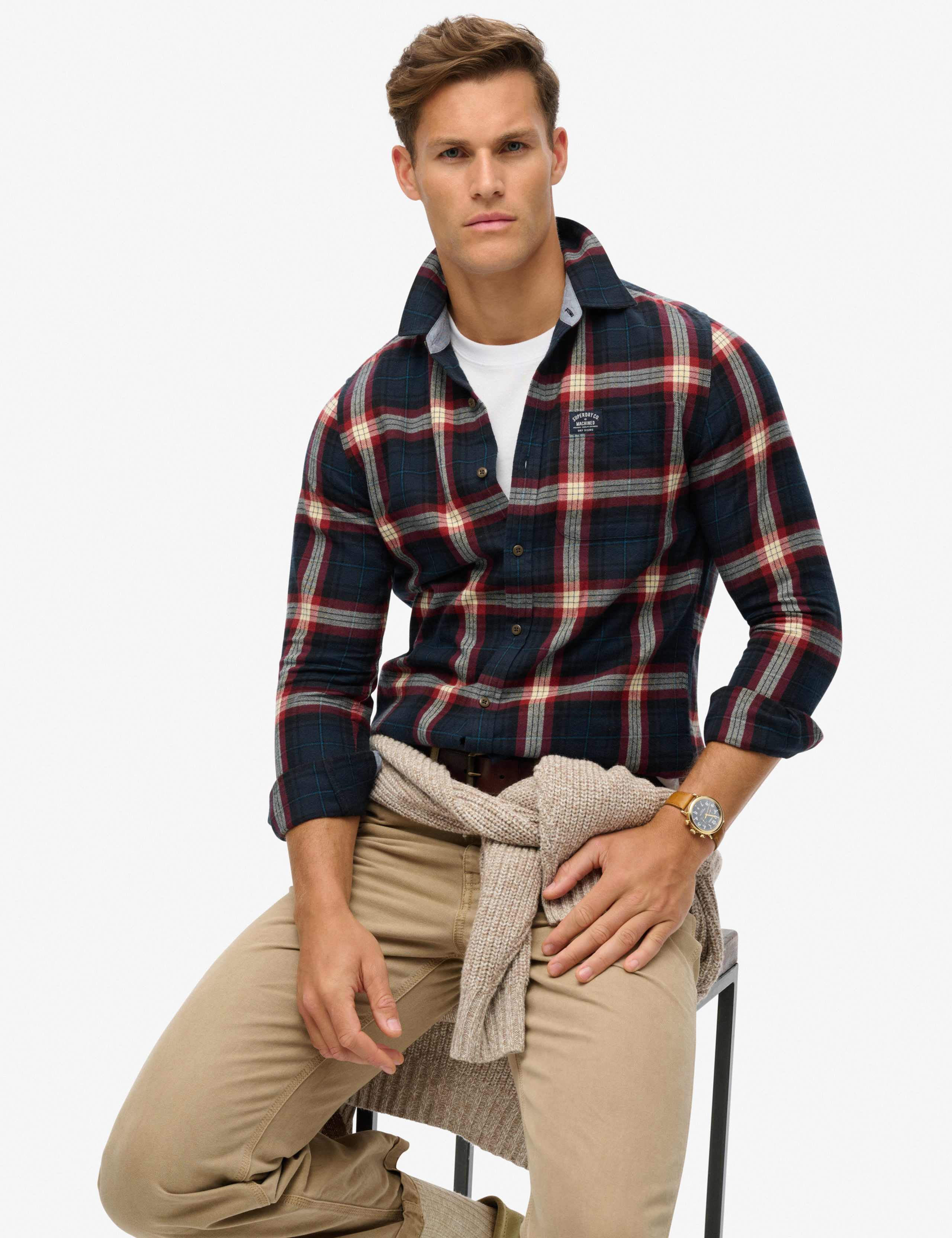 Pure Cotton Check Flannel Shirt 3 of 6