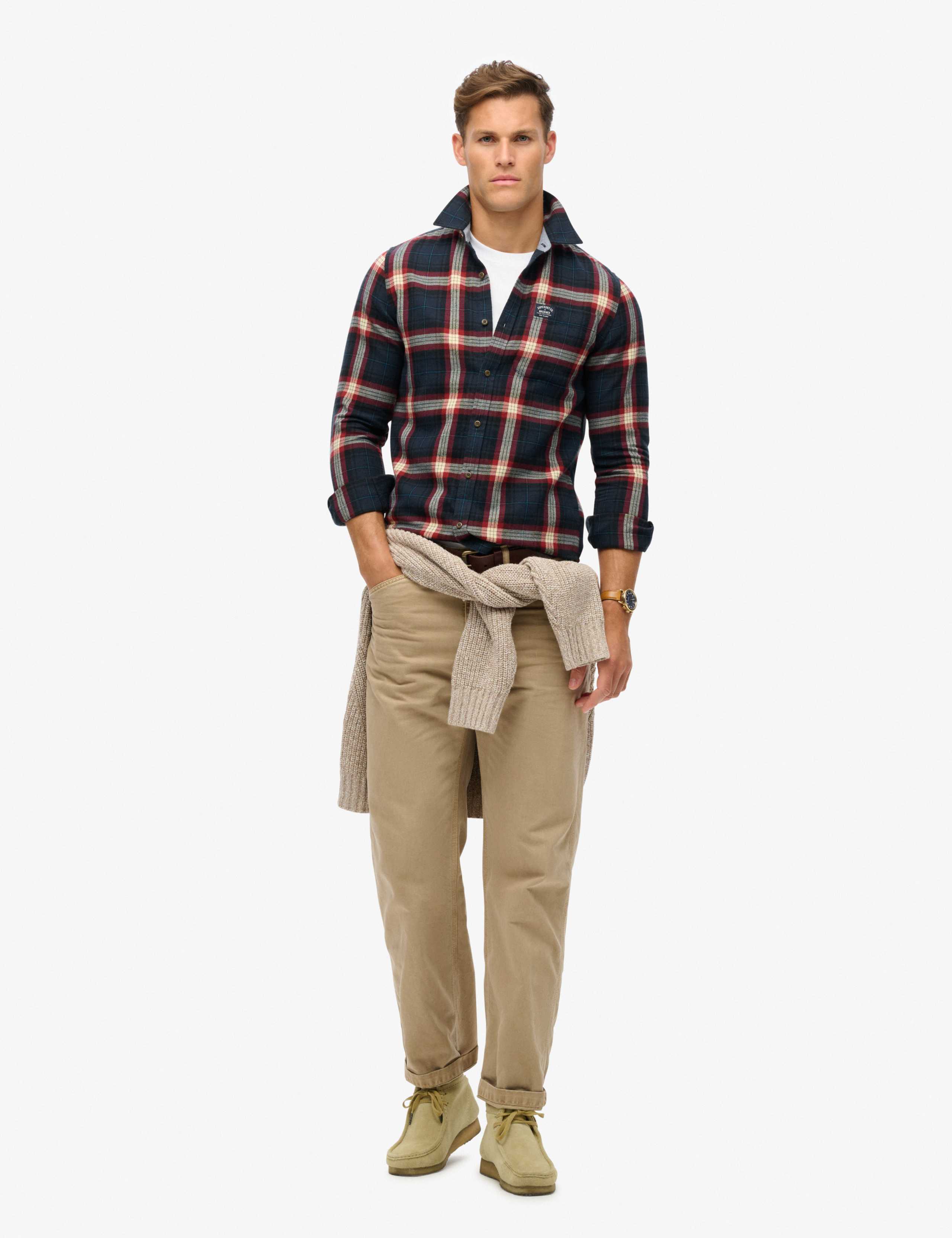 Pure Cotton Check Flannel Shirt 4 of 6