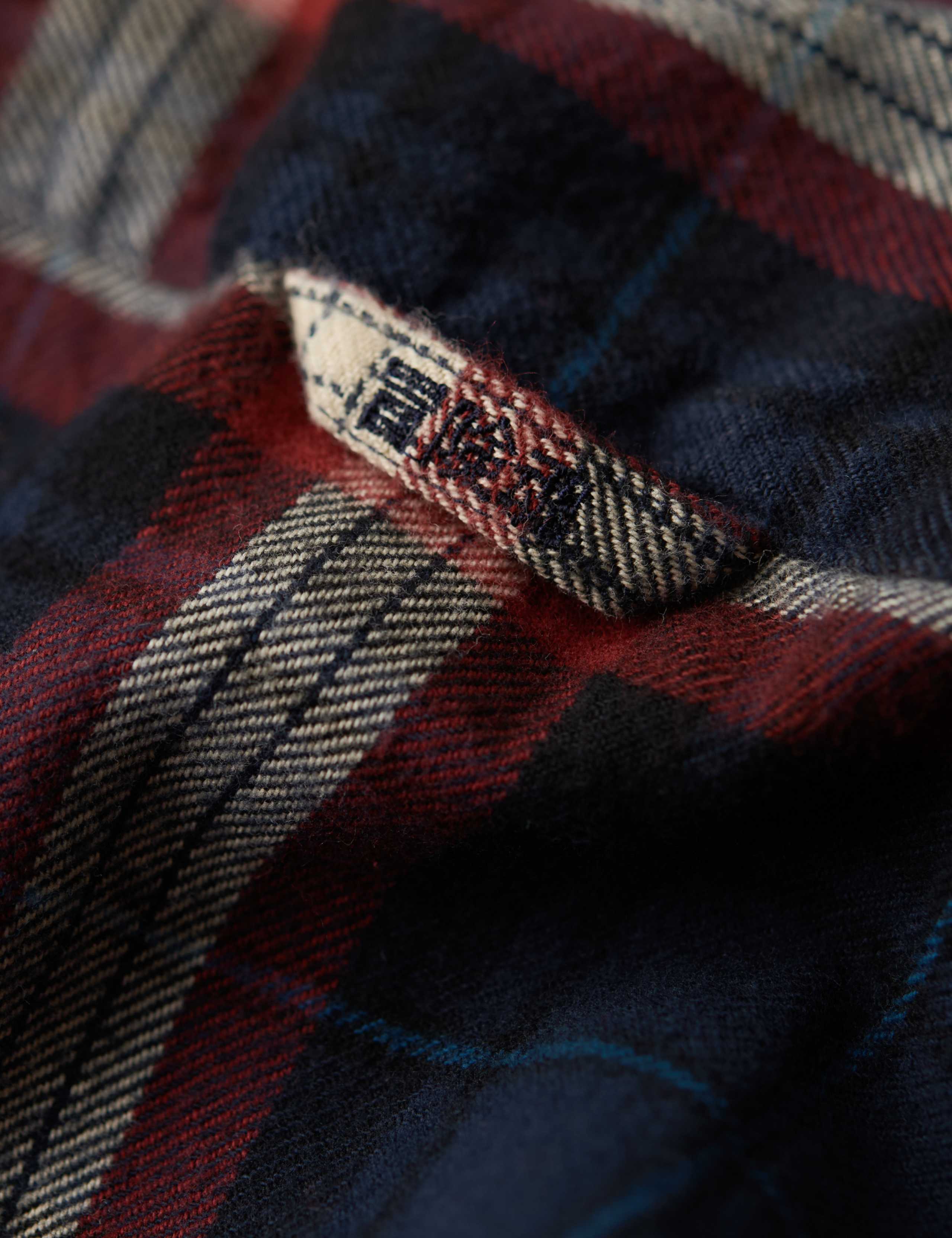Pure Cotton Check Flannel Shirt 6 of 6