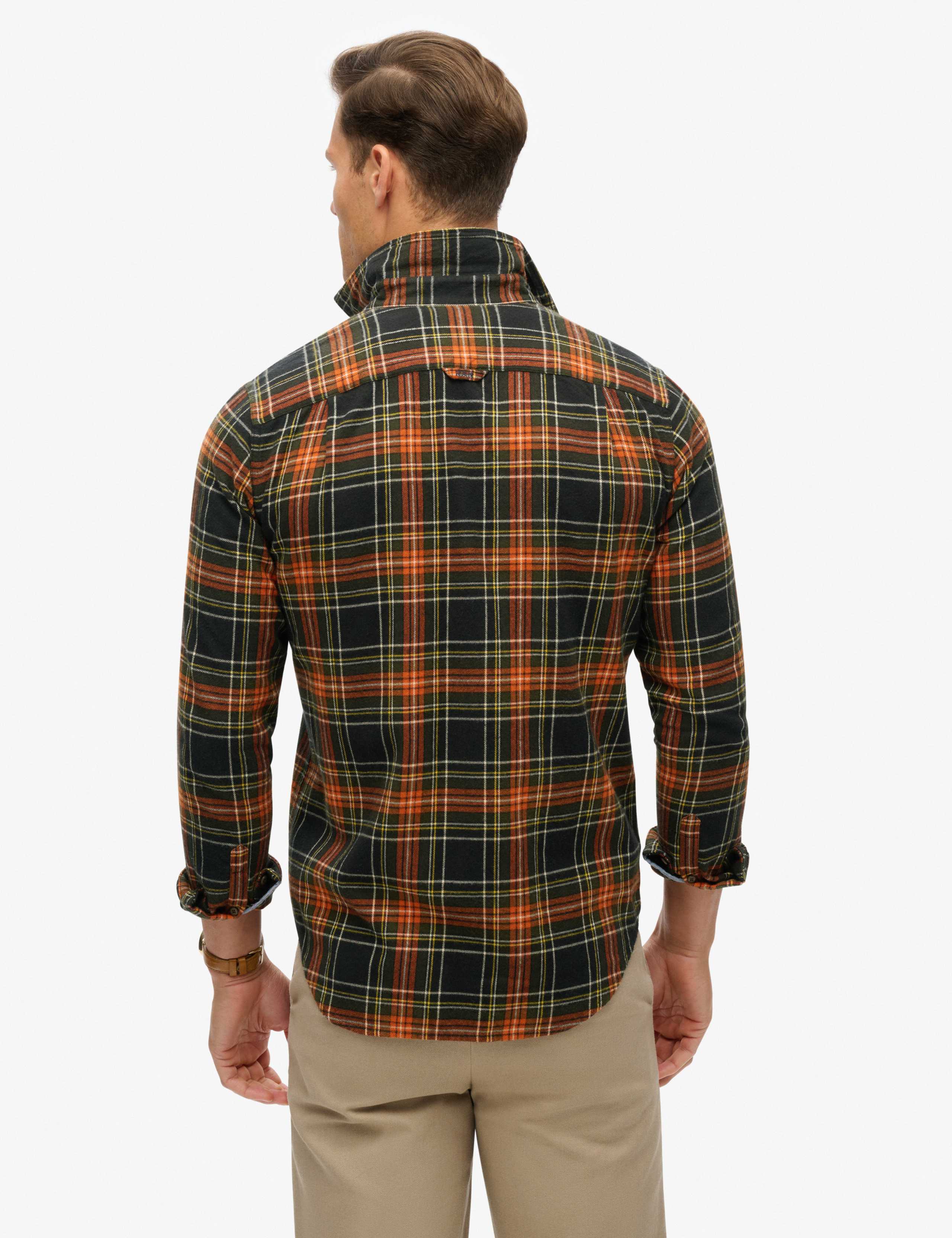 Pure Cotton Check Flannel Shirt 2 of 4