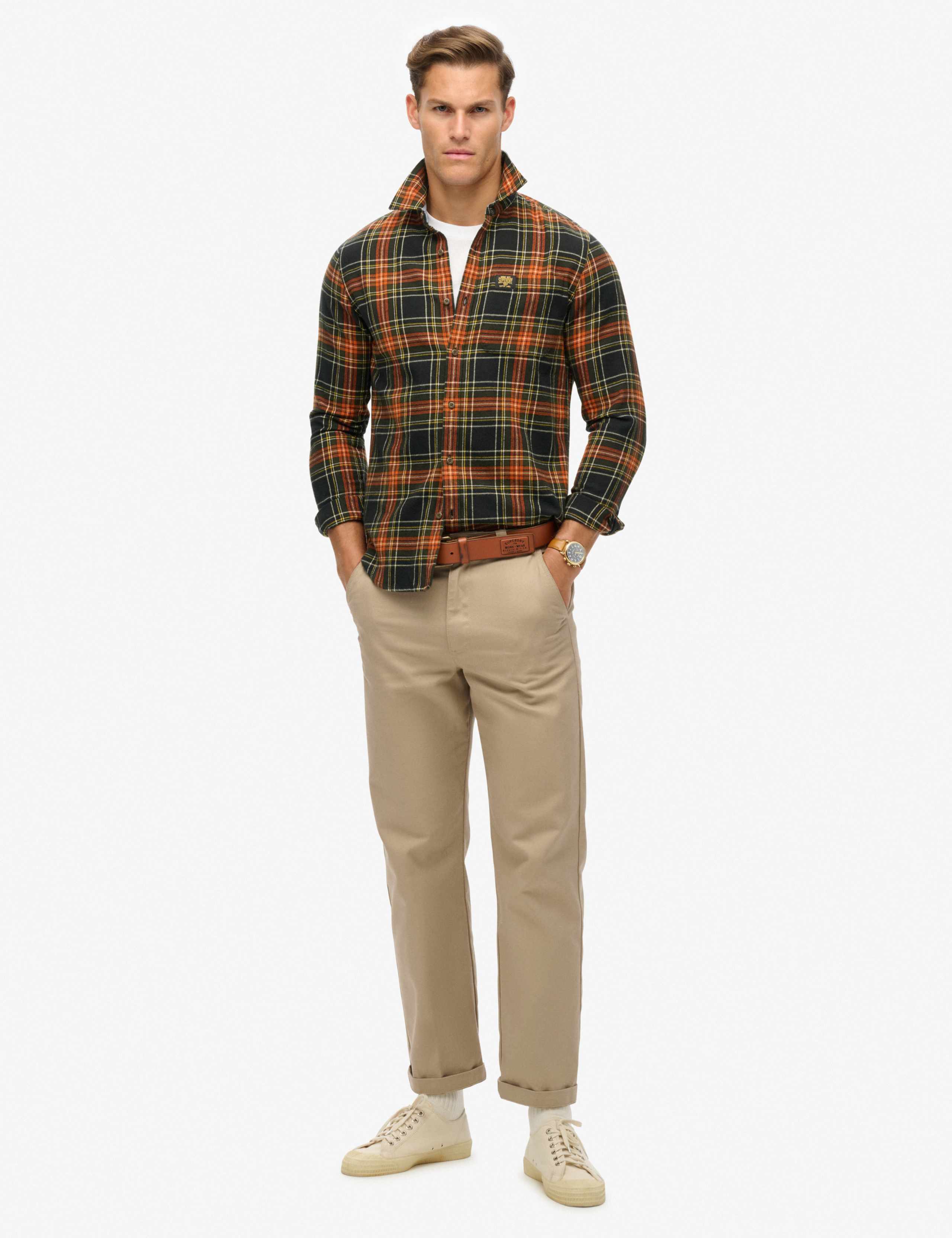 Pure Cotton Check Flannel Shirt 4 of 4