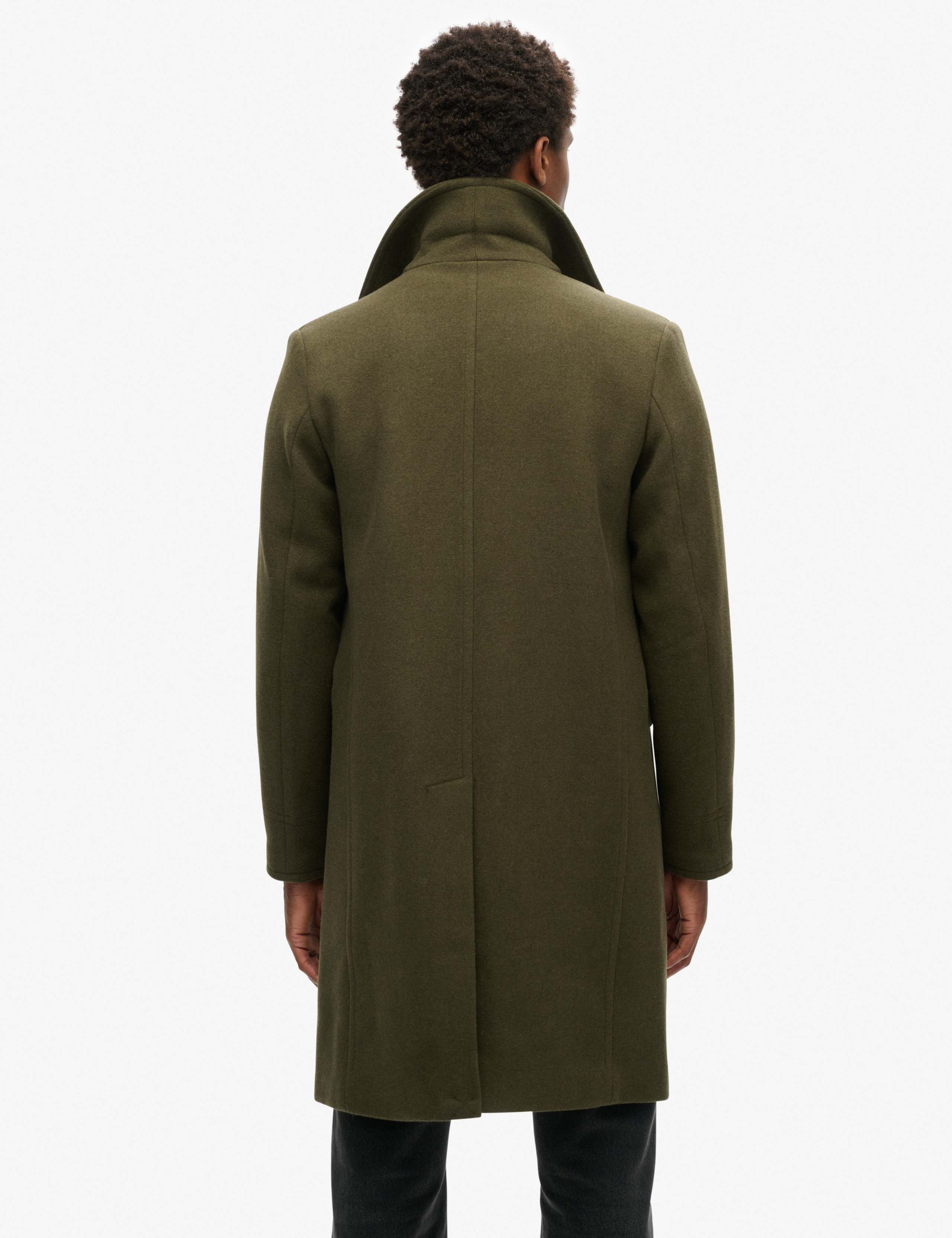 Wool Rich Double Breasted Trench Coat 4 of 9