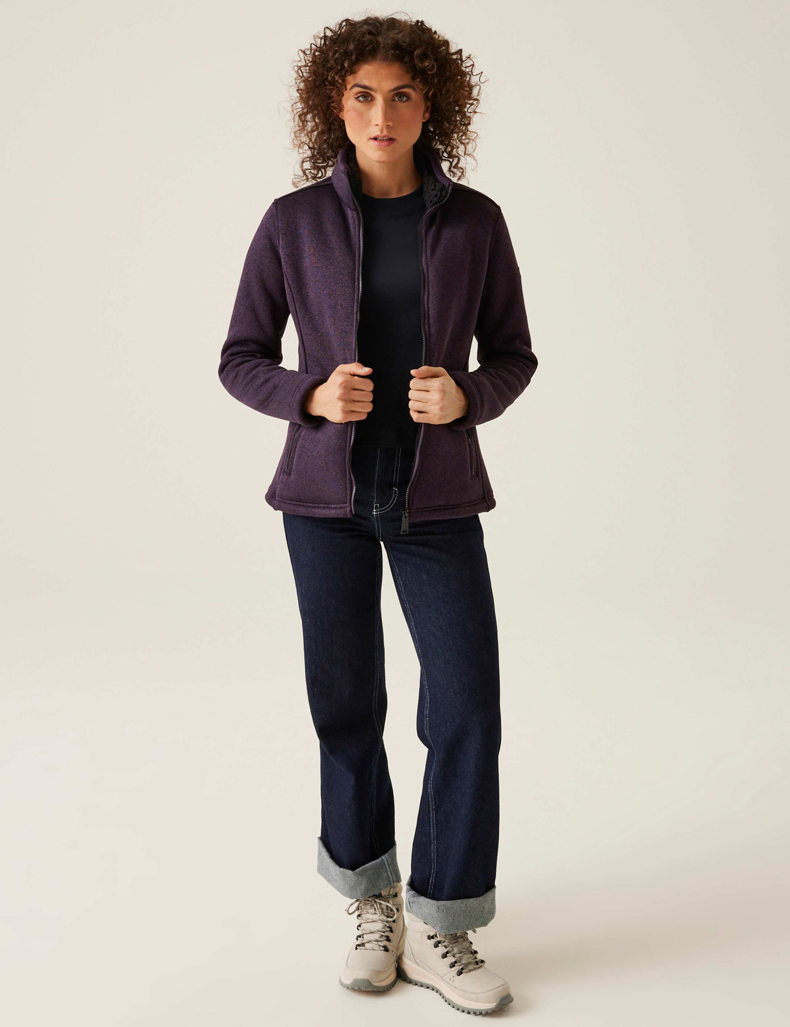 Razia II Zip Up Funnel Neck Fleece Jacket 3 of 5