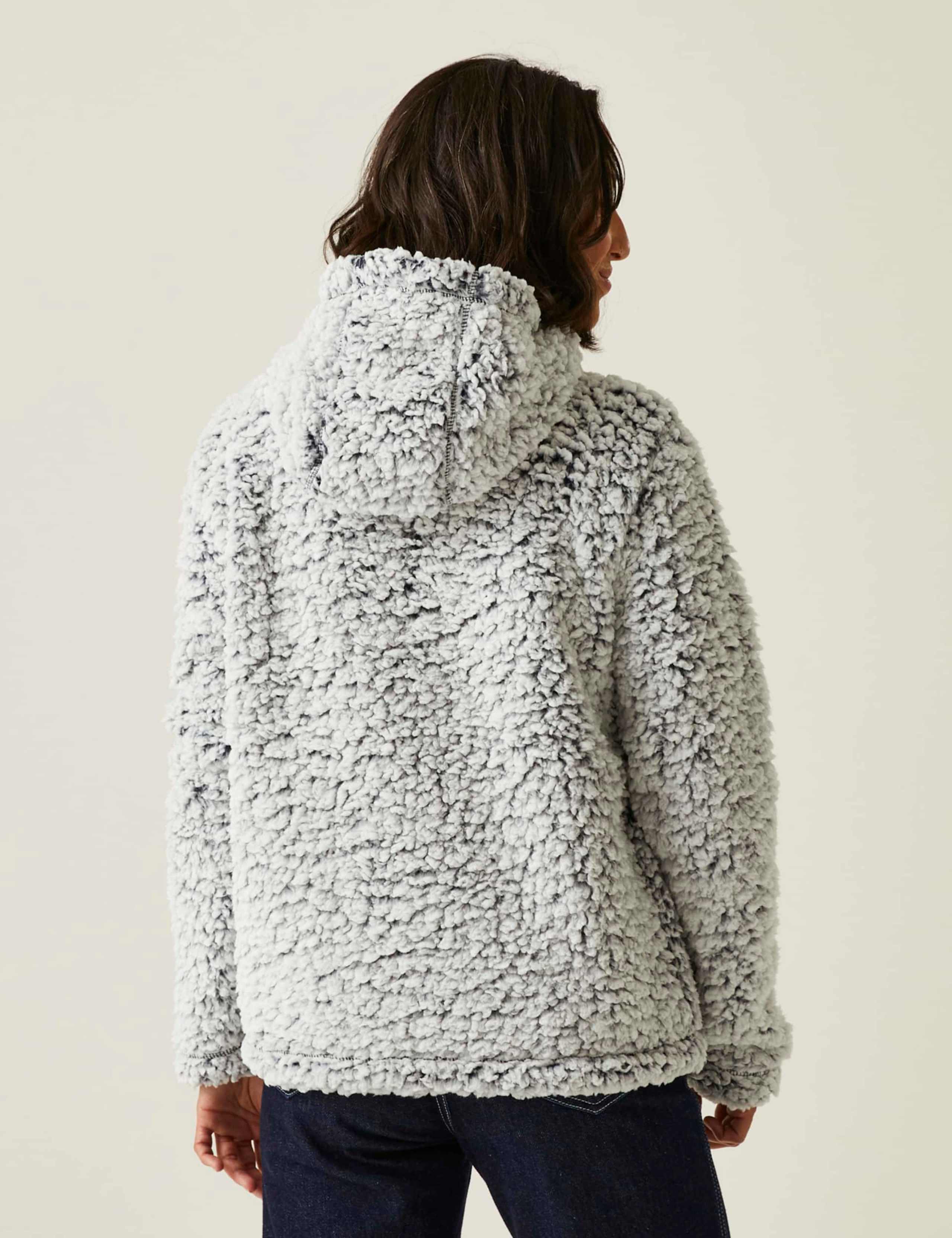 Zelpha Hooded Zip Up Fleece Jacket 4 of 5