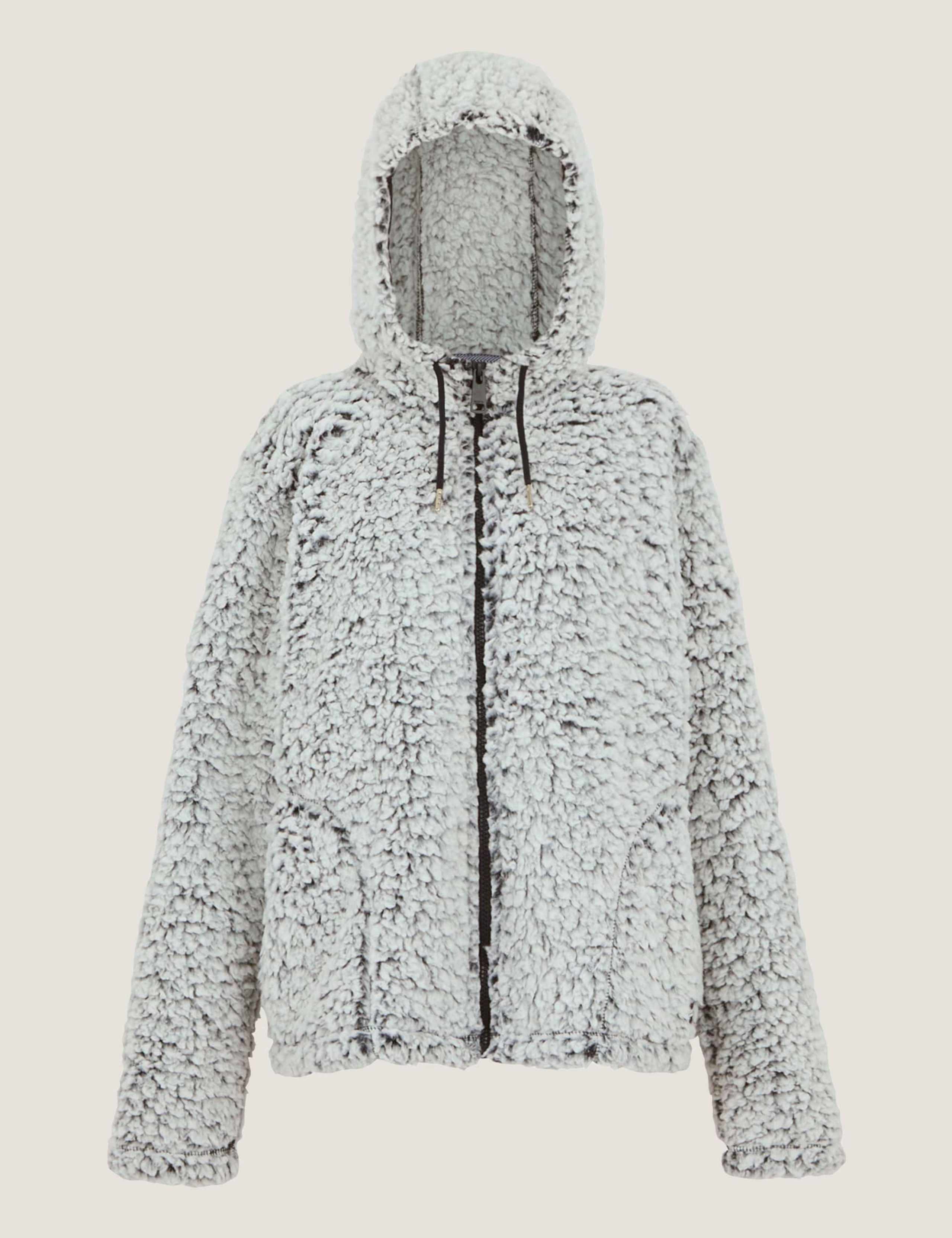 Zelpha Hooded Zip Up Fleece Jacket 2 of 5