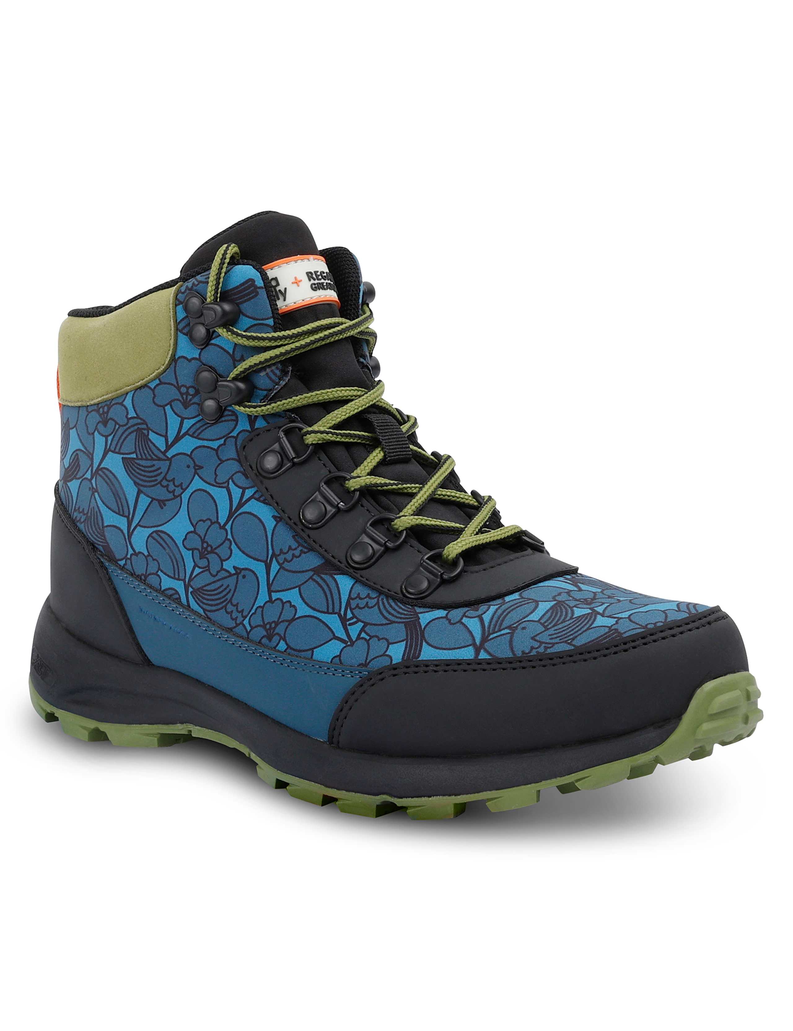 Orla Kiely Floral Colour Block Hiking Boots 2 of 7