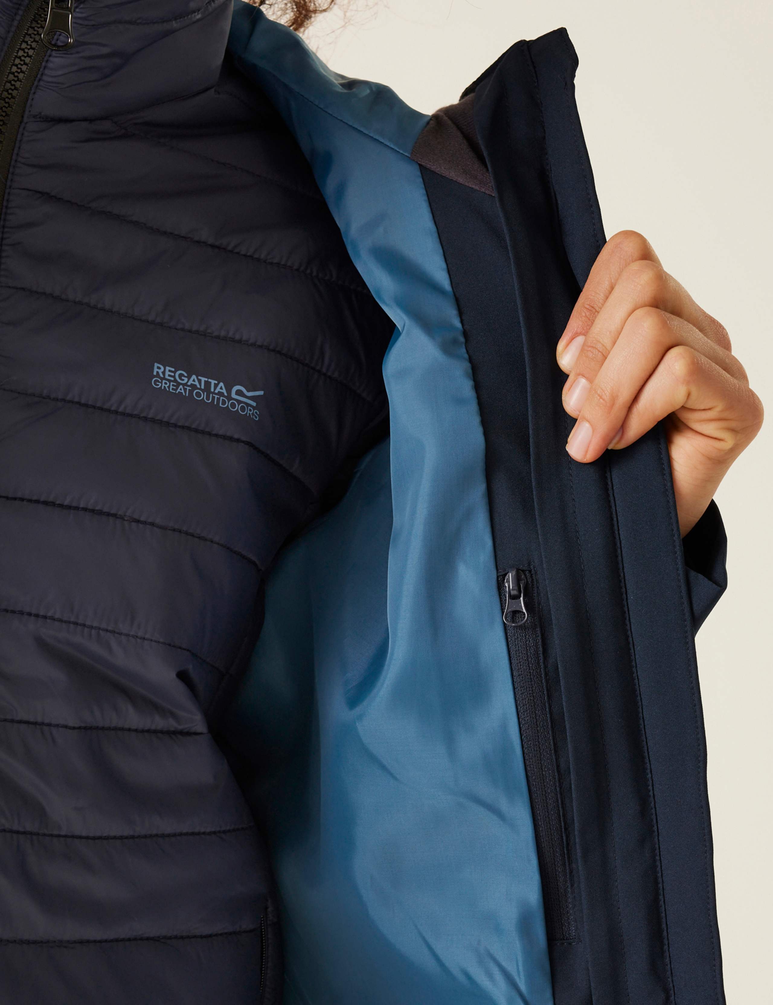 Denbury V Waterproof Padded 3 in 1 Coat 6 of 8