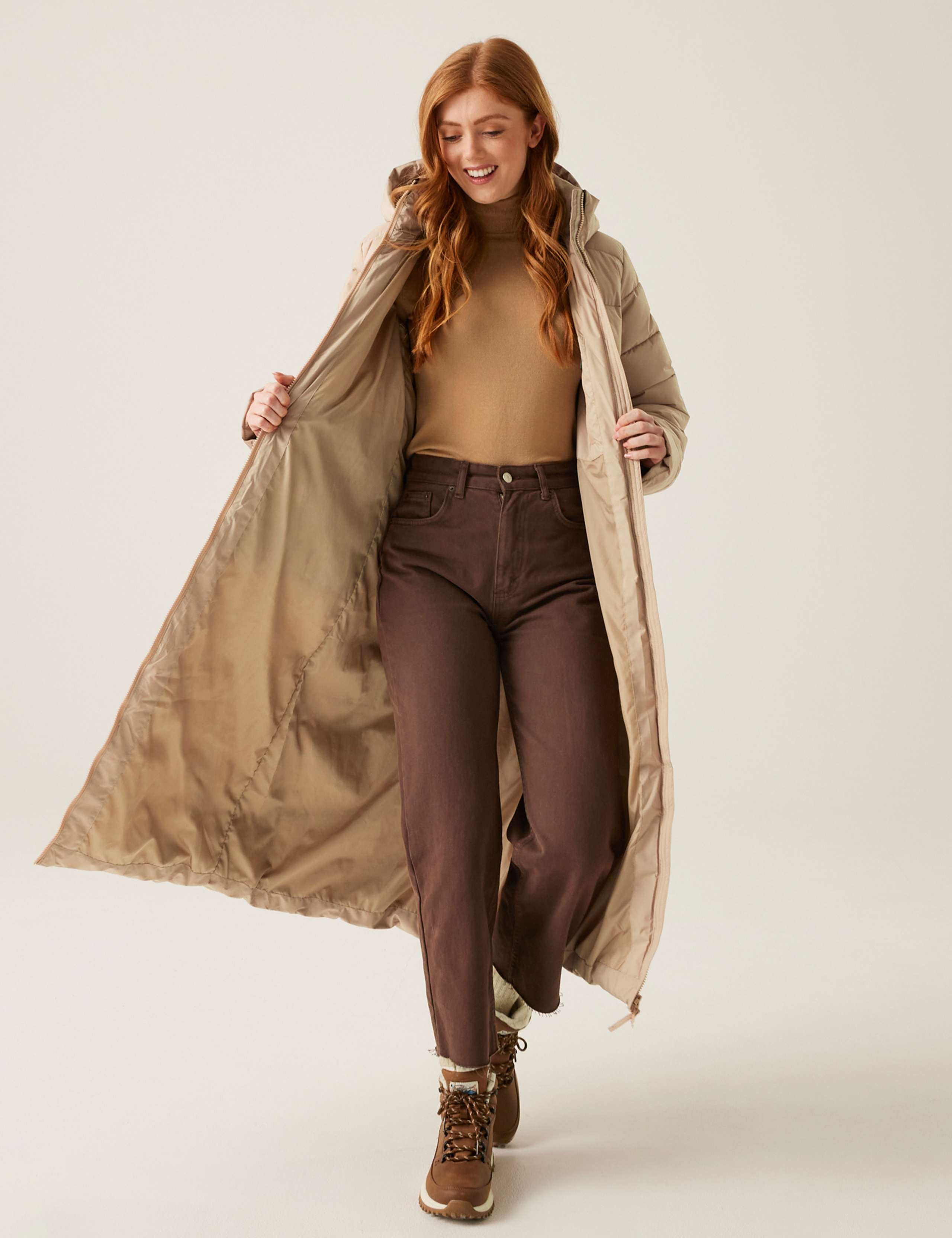 Elender Padded Longline Puffer Coat 3 of 7