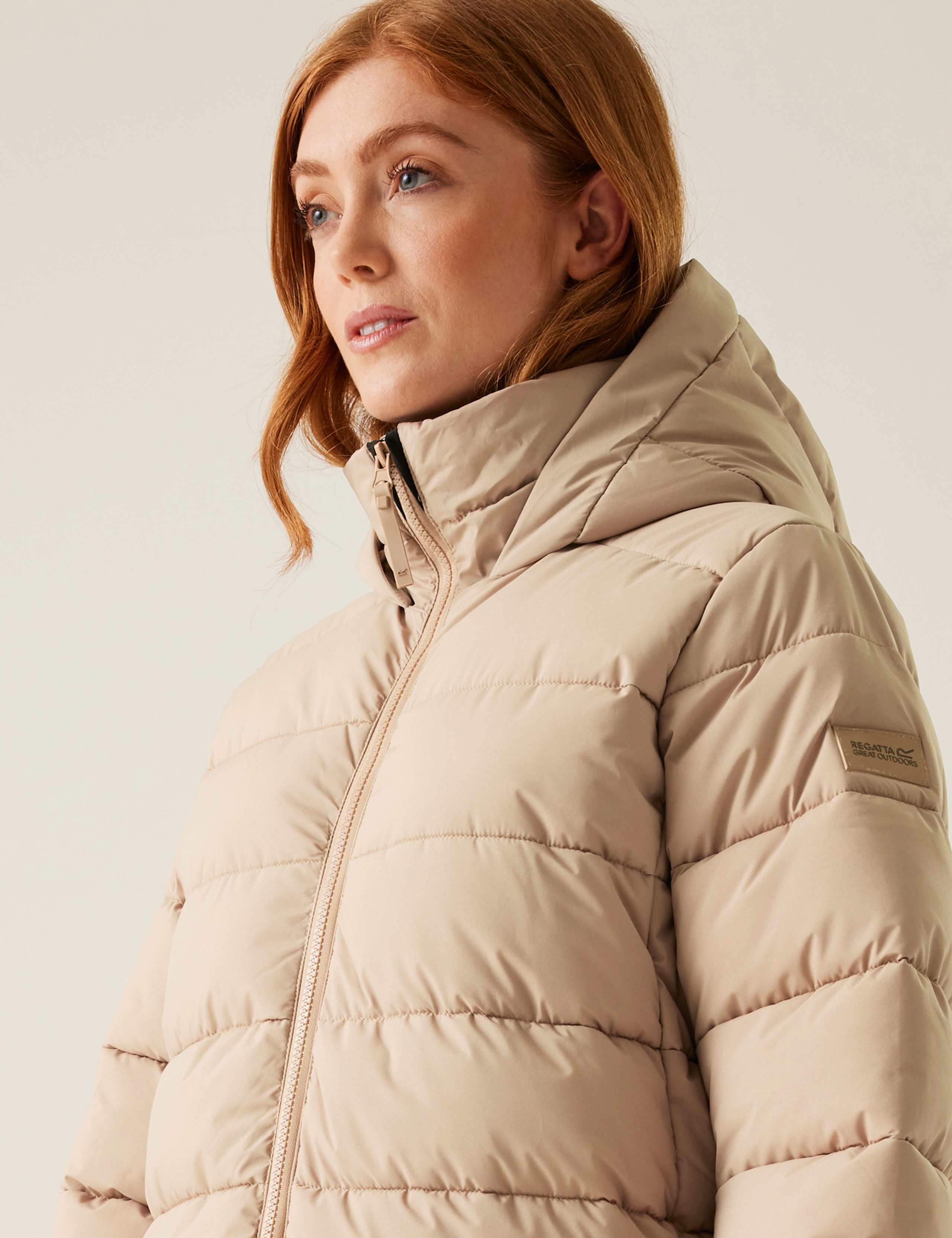 Elender Padded Longline Puffer Coat 6 of 7