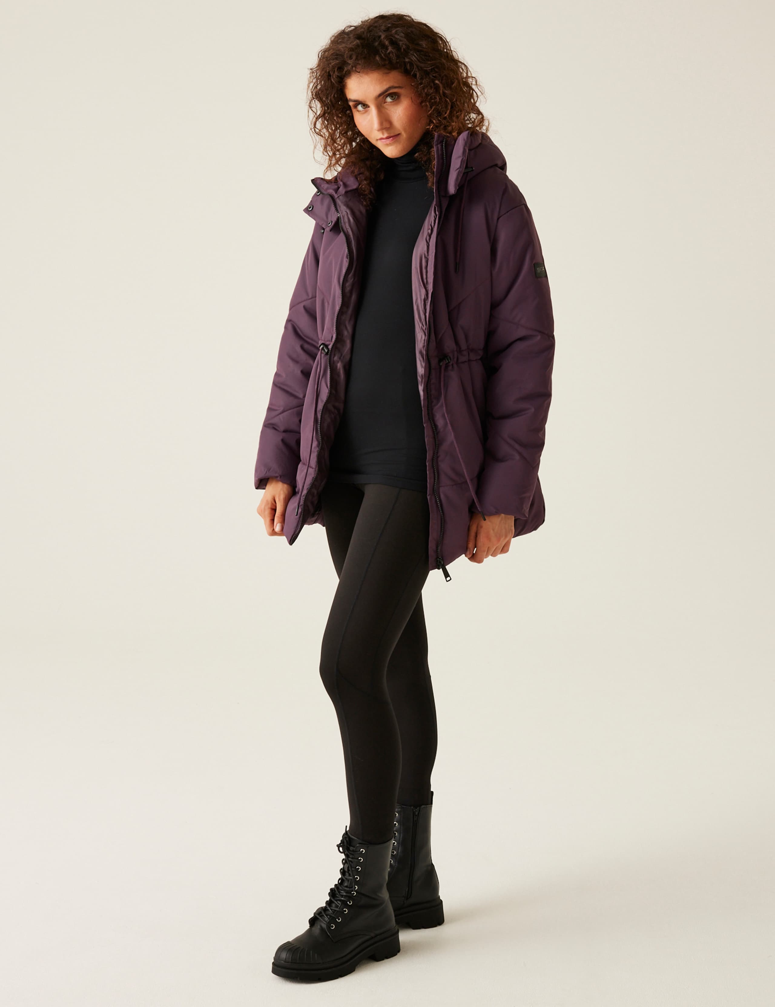 Rurie Water-Repellent Hooded Padded Coat 3 of 7