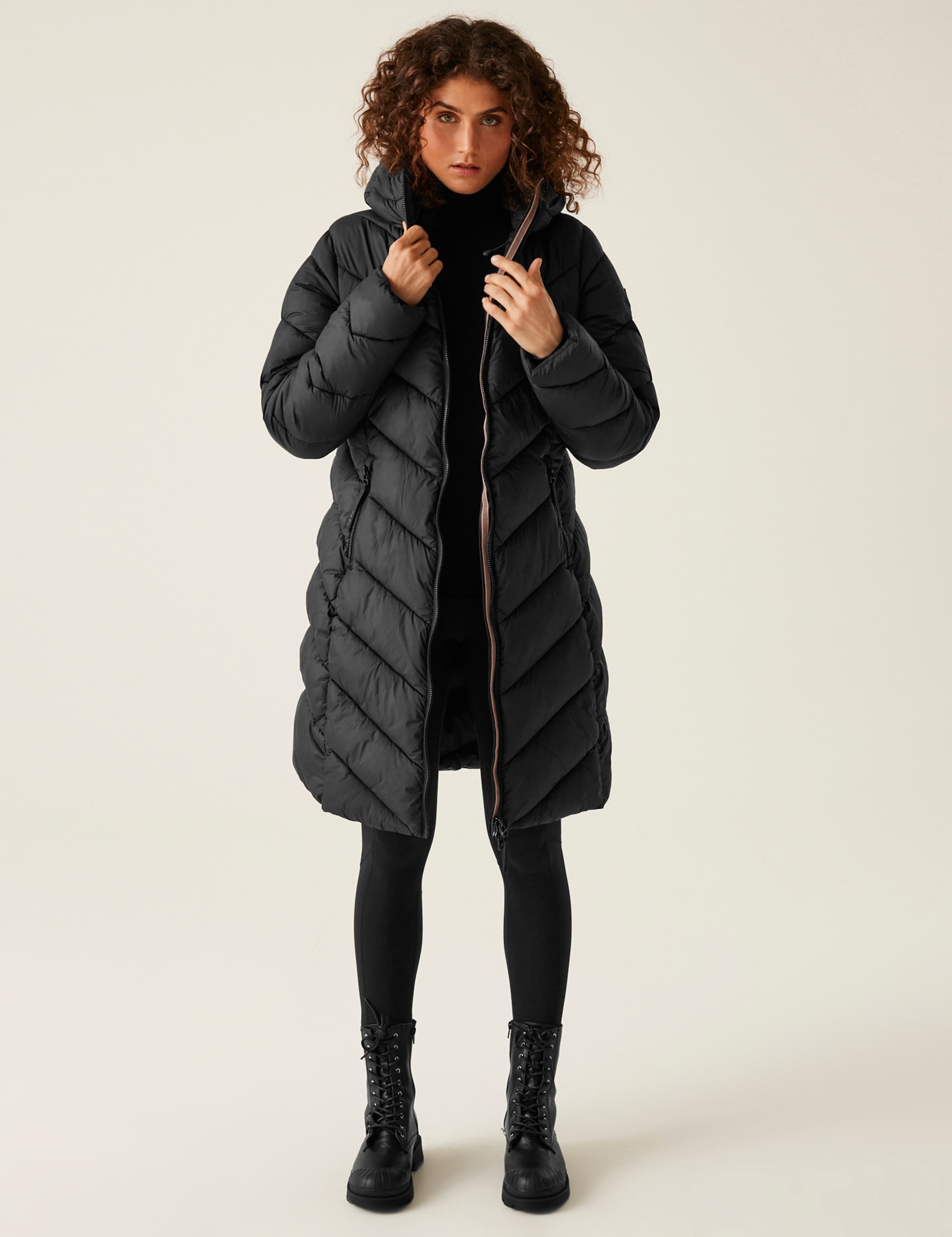 Andia II Water-Repellent Padded Longline Coat 3 of 7