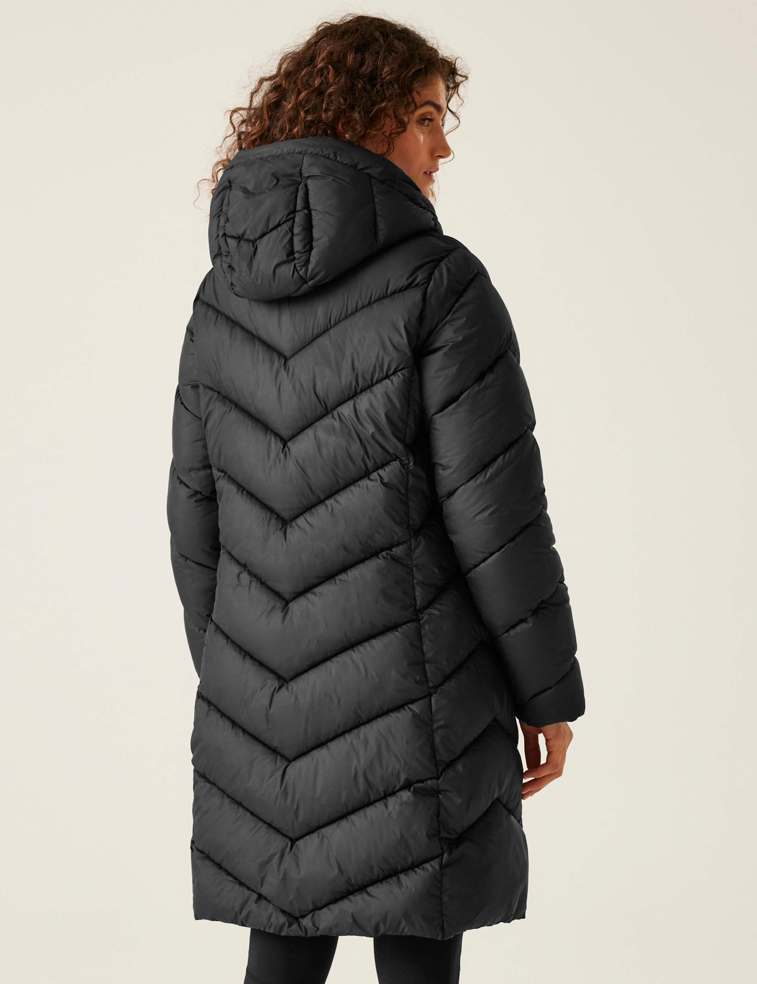 Andia II Water-Repellent Padded Longline Coat 4 of 7