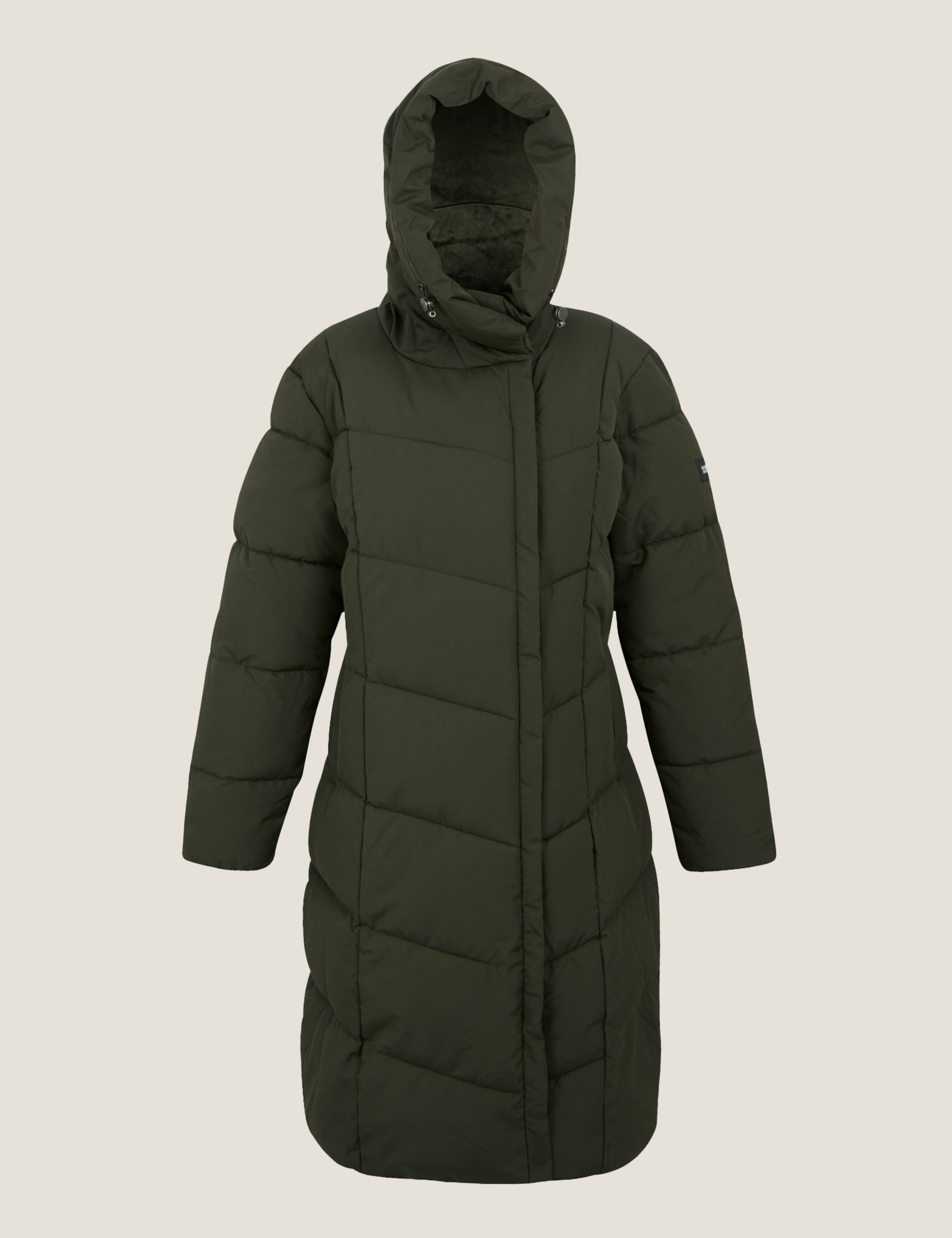 Nurie Hooded Quilted Padded Longline Coat 2 of 6
