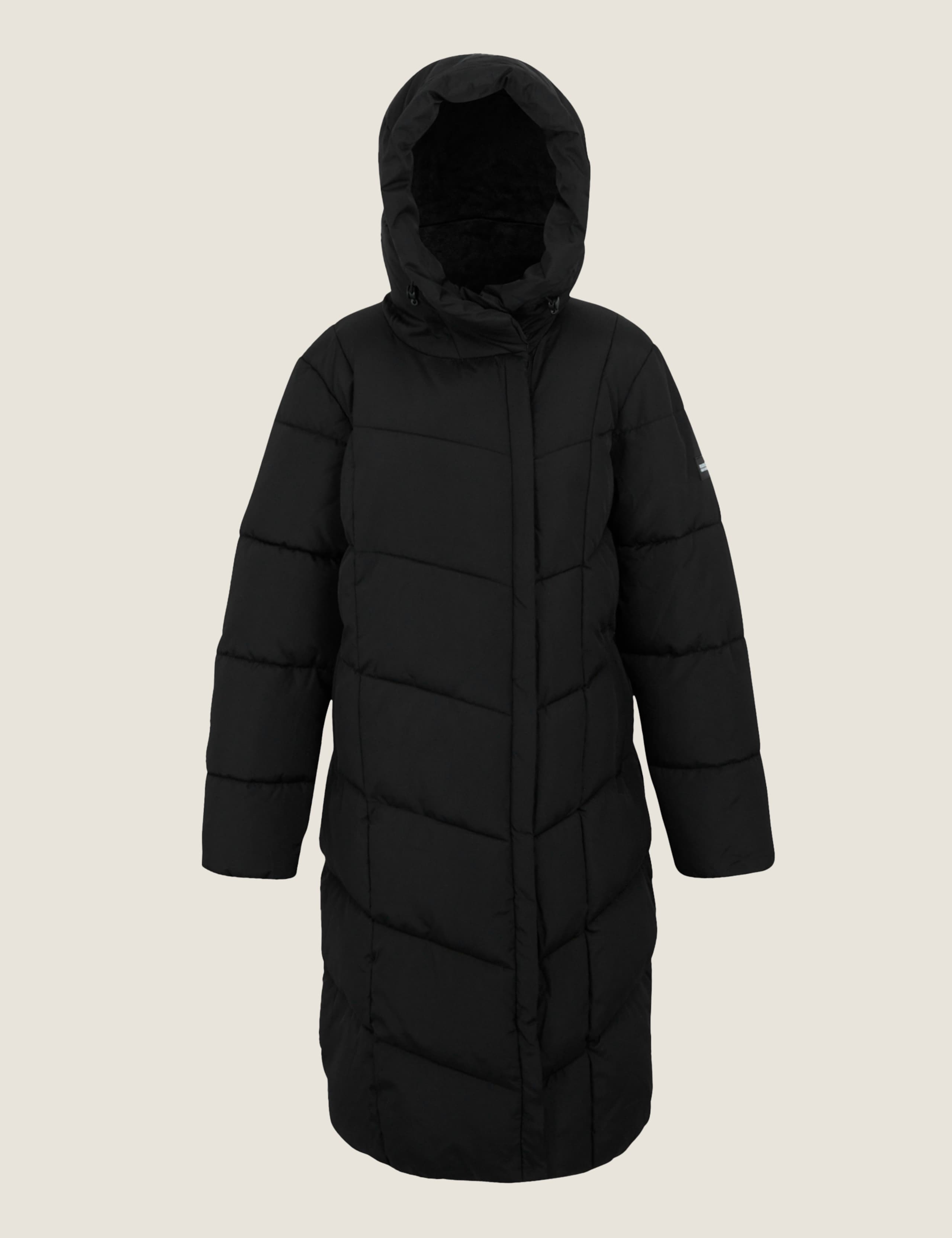 Nurie Hooded Quilted Padded Longline Coat 2 of 7