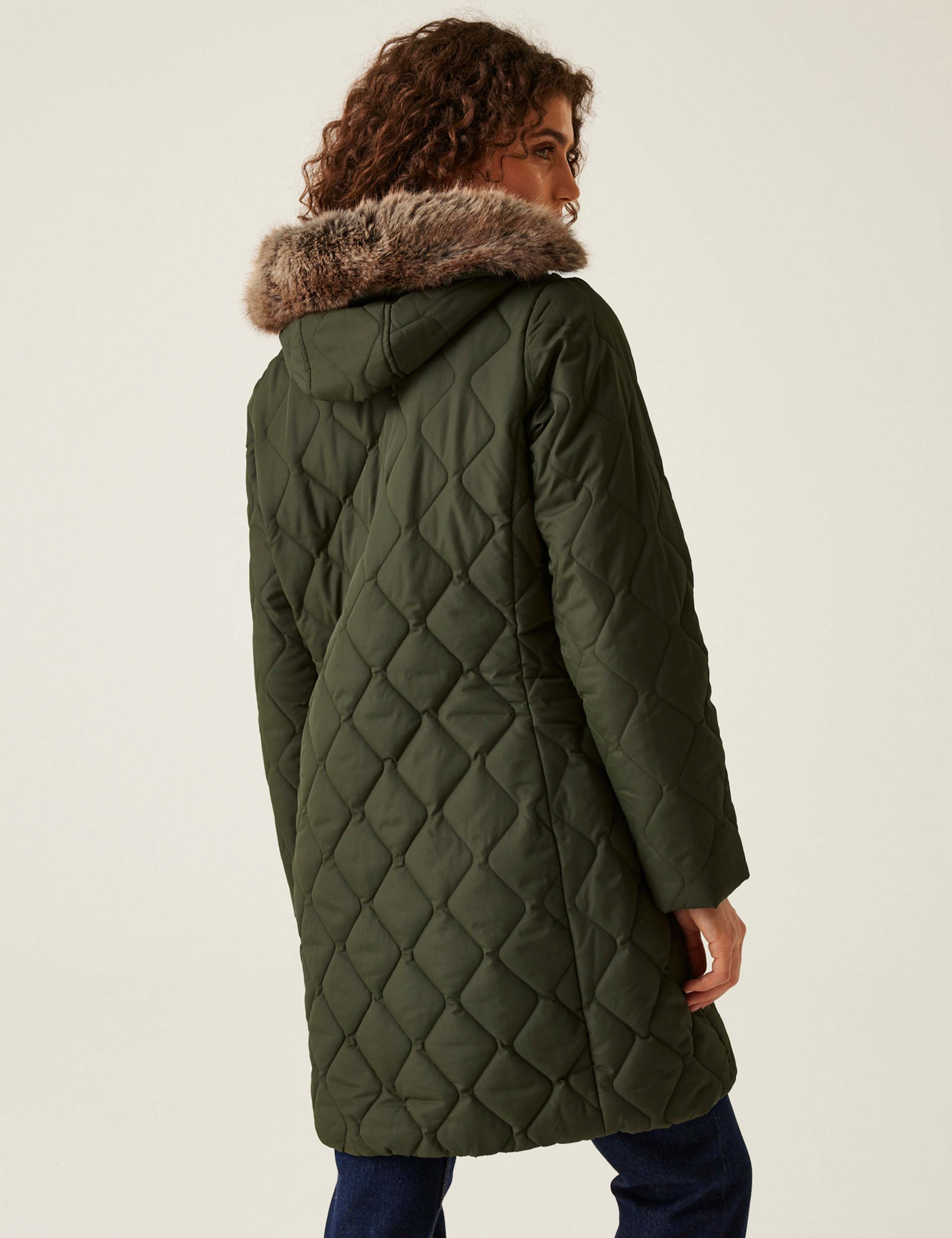 Fritha III Hooded Padded Longline Coat 4 of 7