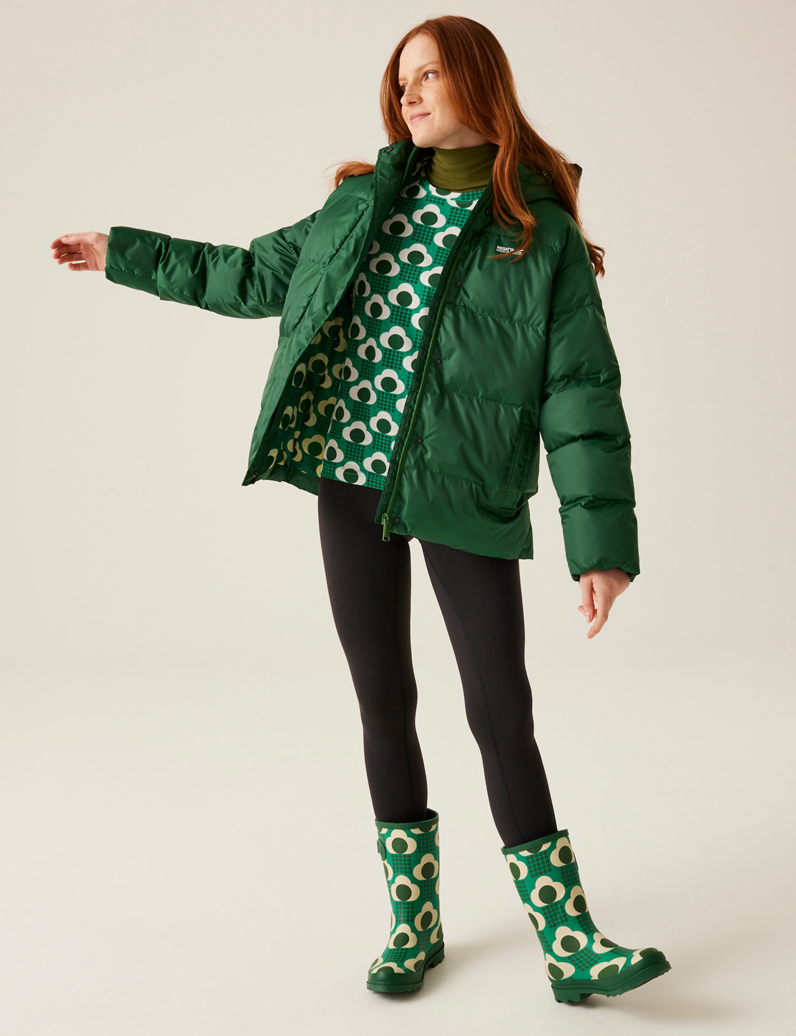 Orla Kiely Hooded Padded Jacket 3 of 7