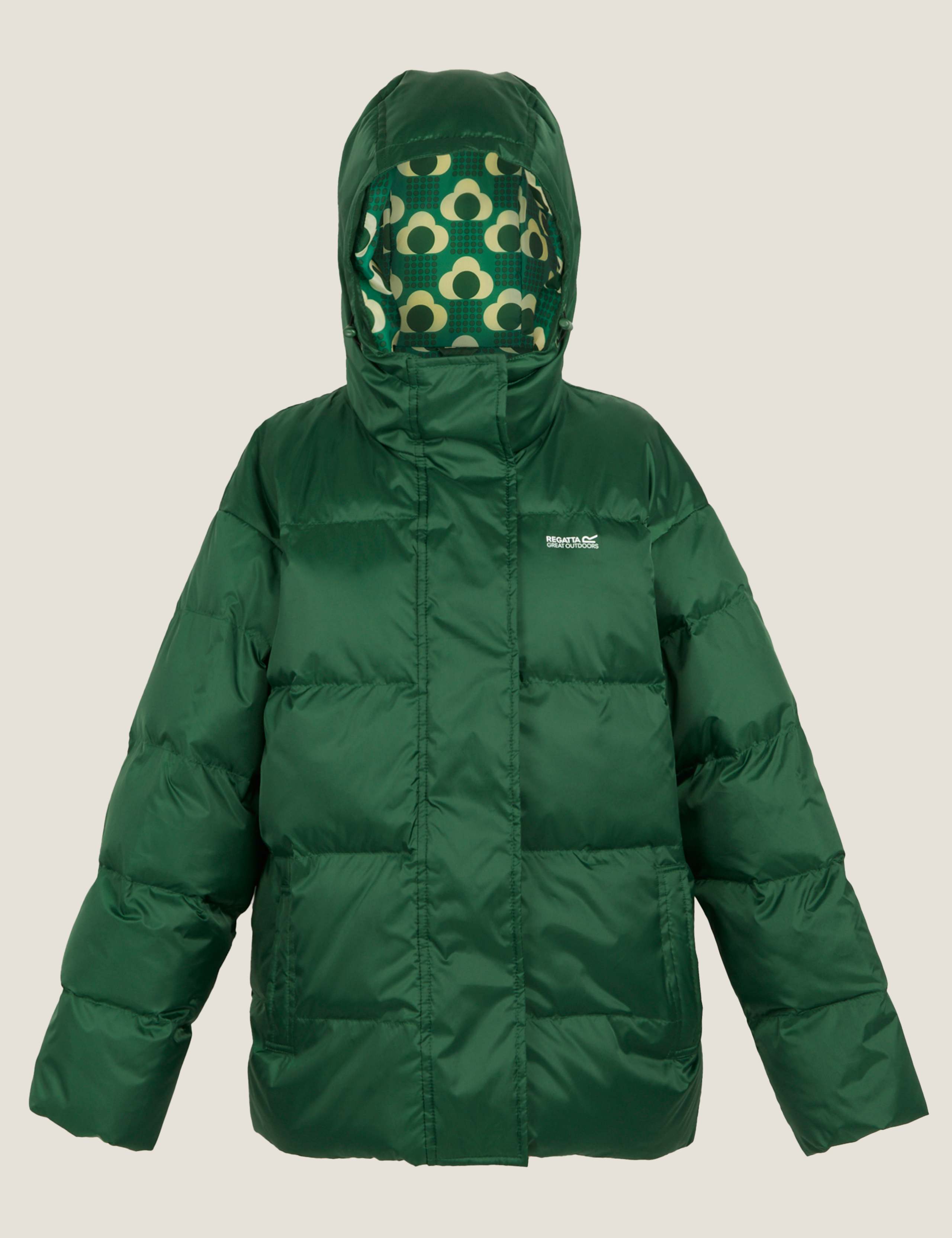 Orla Kiely Hooded Padded Jacket 2 of 7