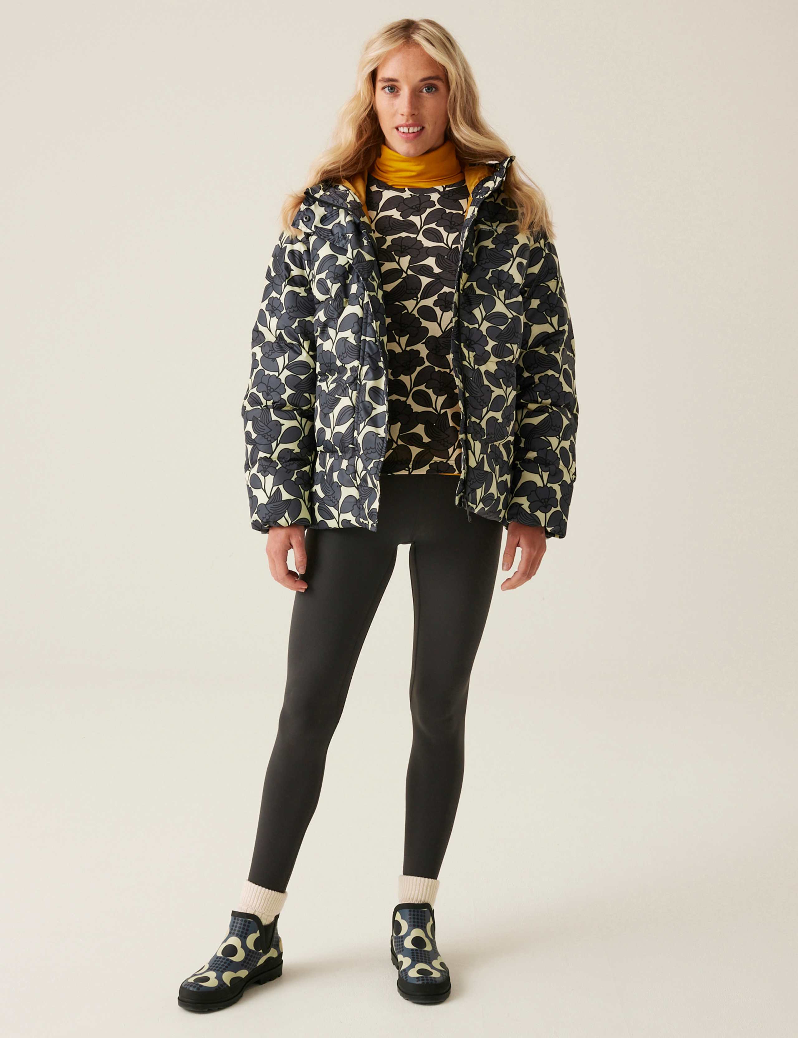 Orla Kiely Hooded Padded Jacket 3 of 6