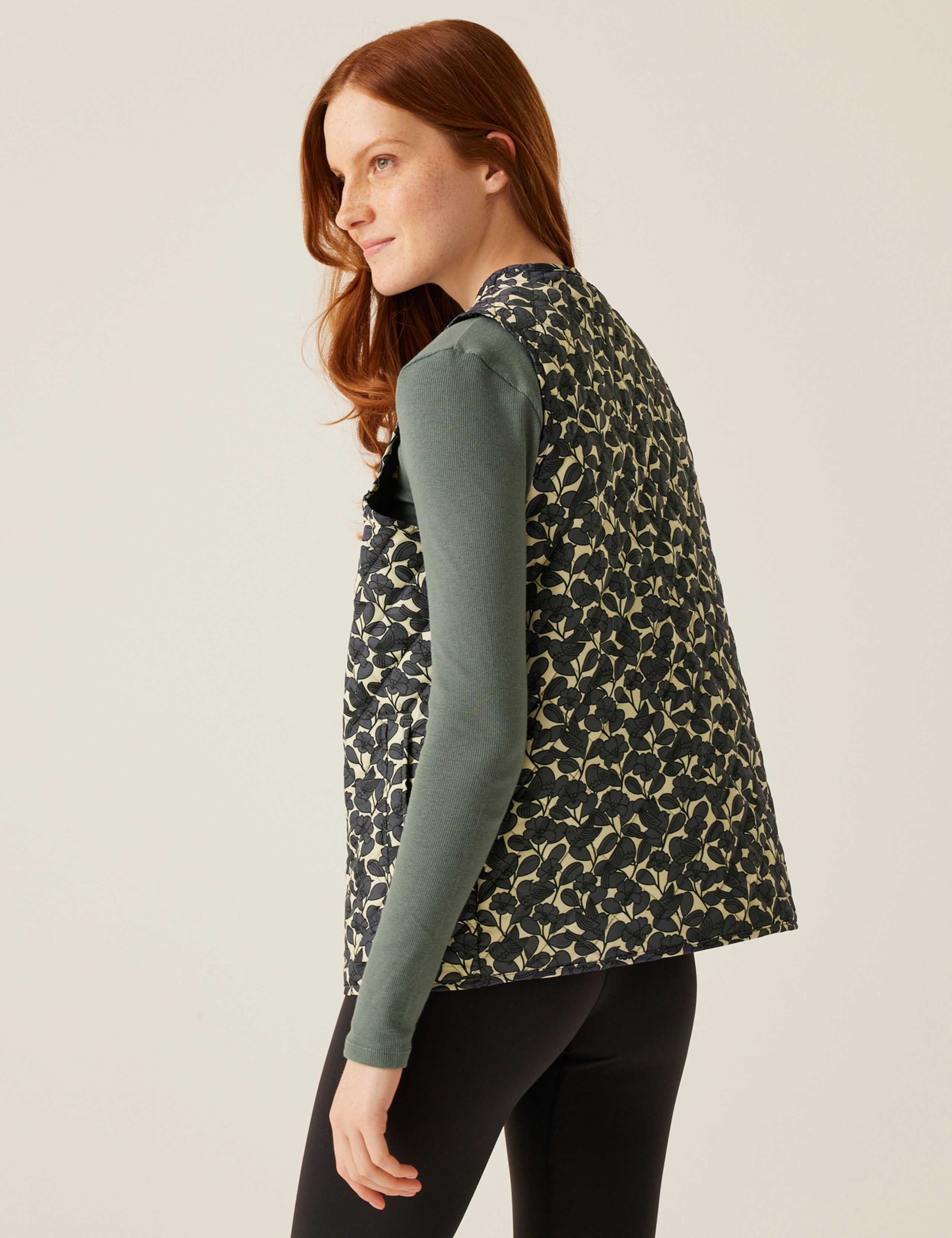 Orla Kiely Quilted Floral Gilet 4 of 6