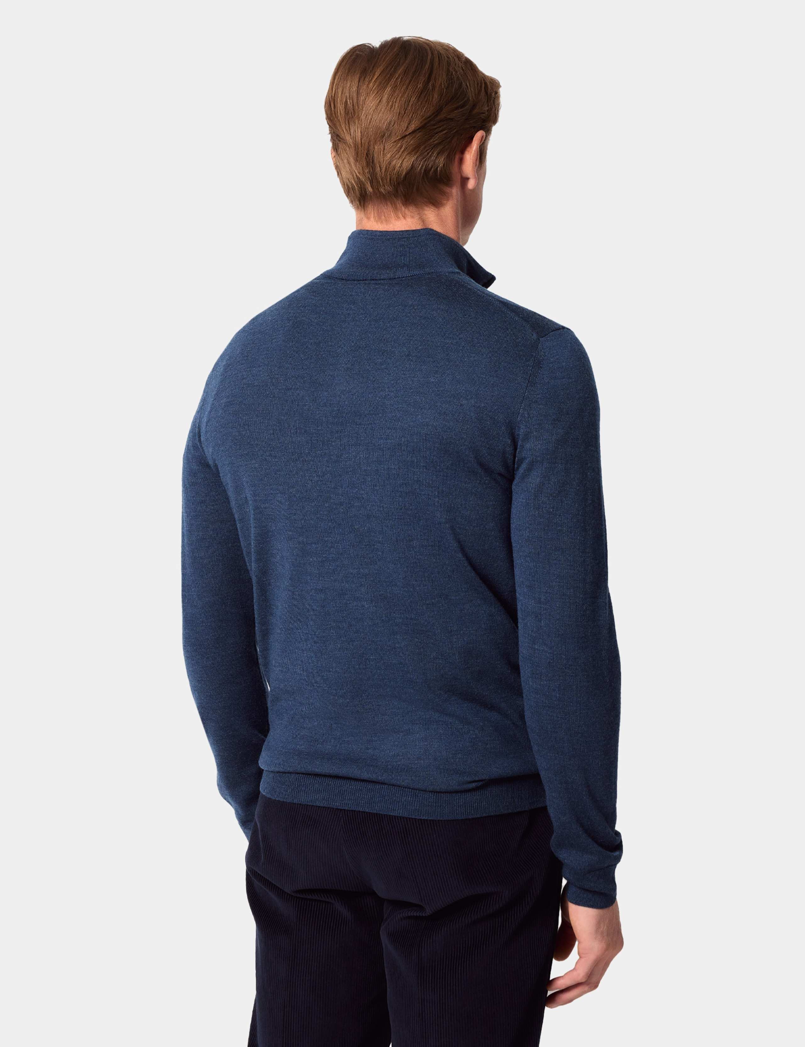 Pure Merino Wool Half Zip Jumper 2 of 6
