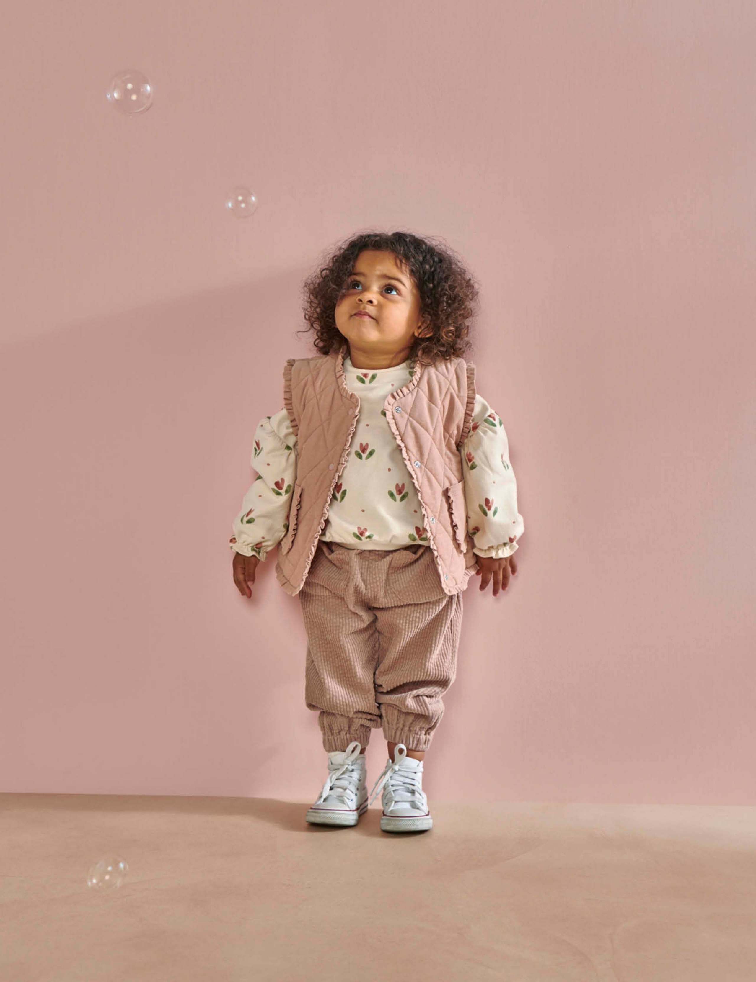 Cord Quilted Gilet (3 Mths-3 Yrs) 3 of 14
