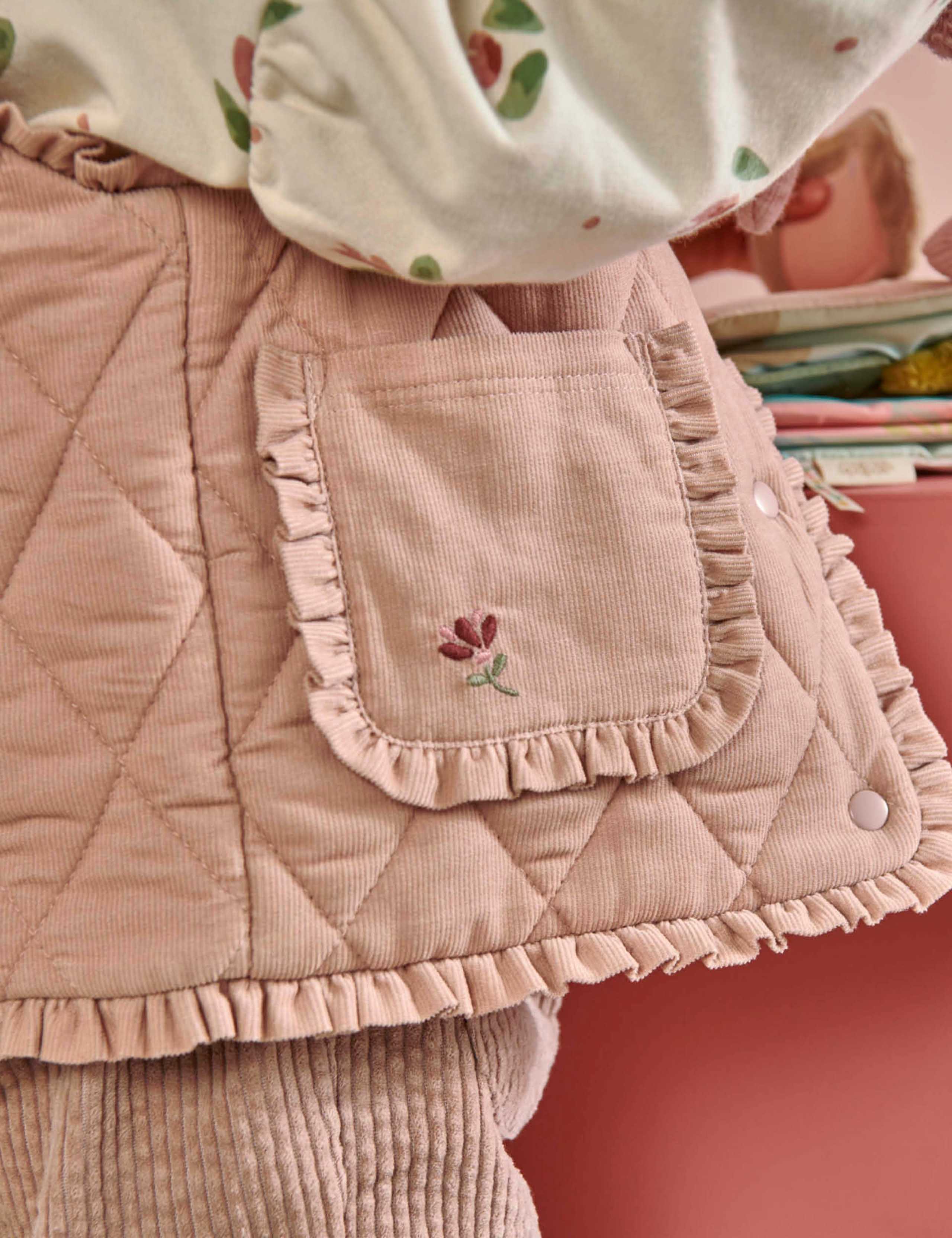 Cord Quilted Gilet (3 Mths-3 Yrs) 13 of 14