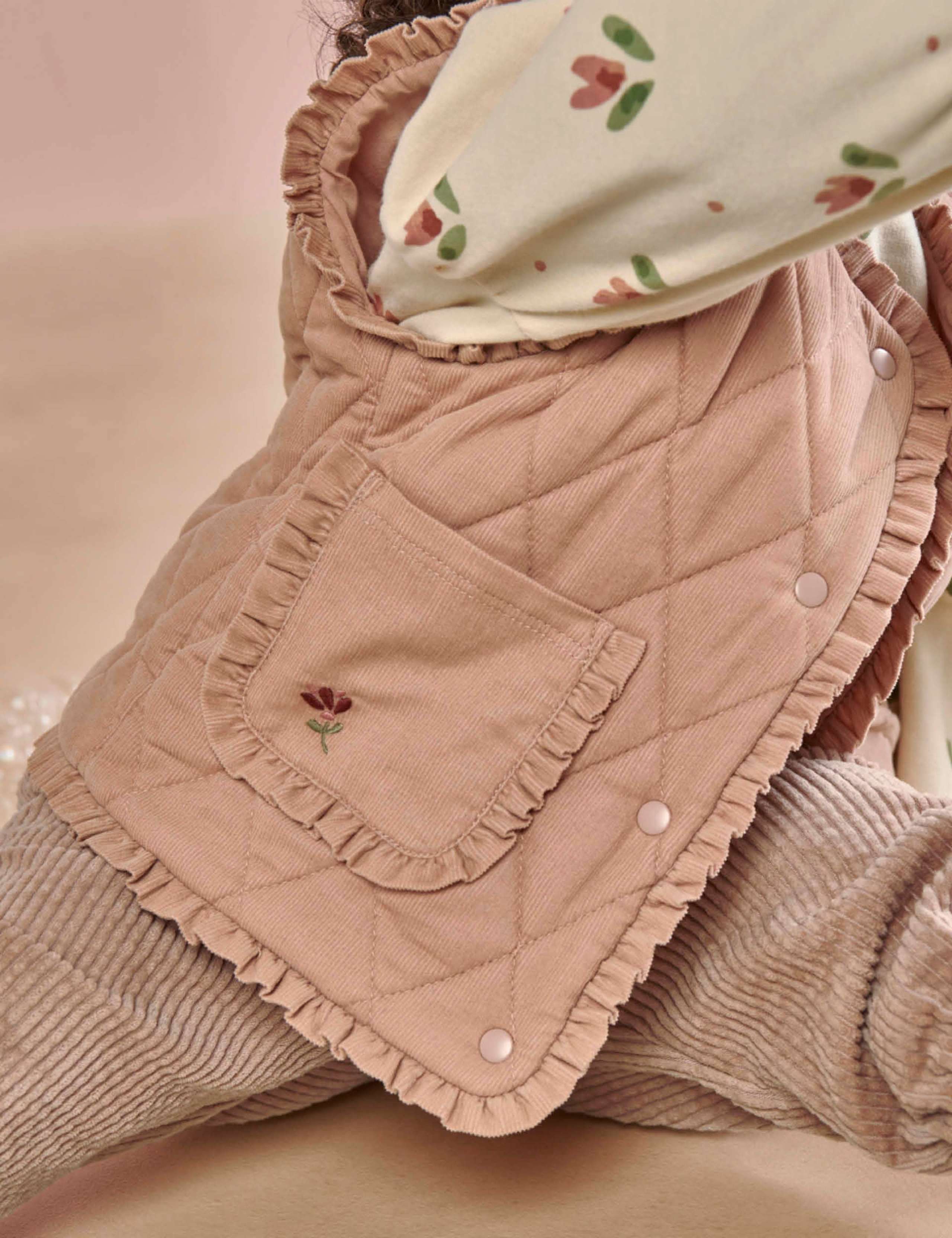 Cord Quilted Gilet (3 Mths-3 Yrs) 7 of 14