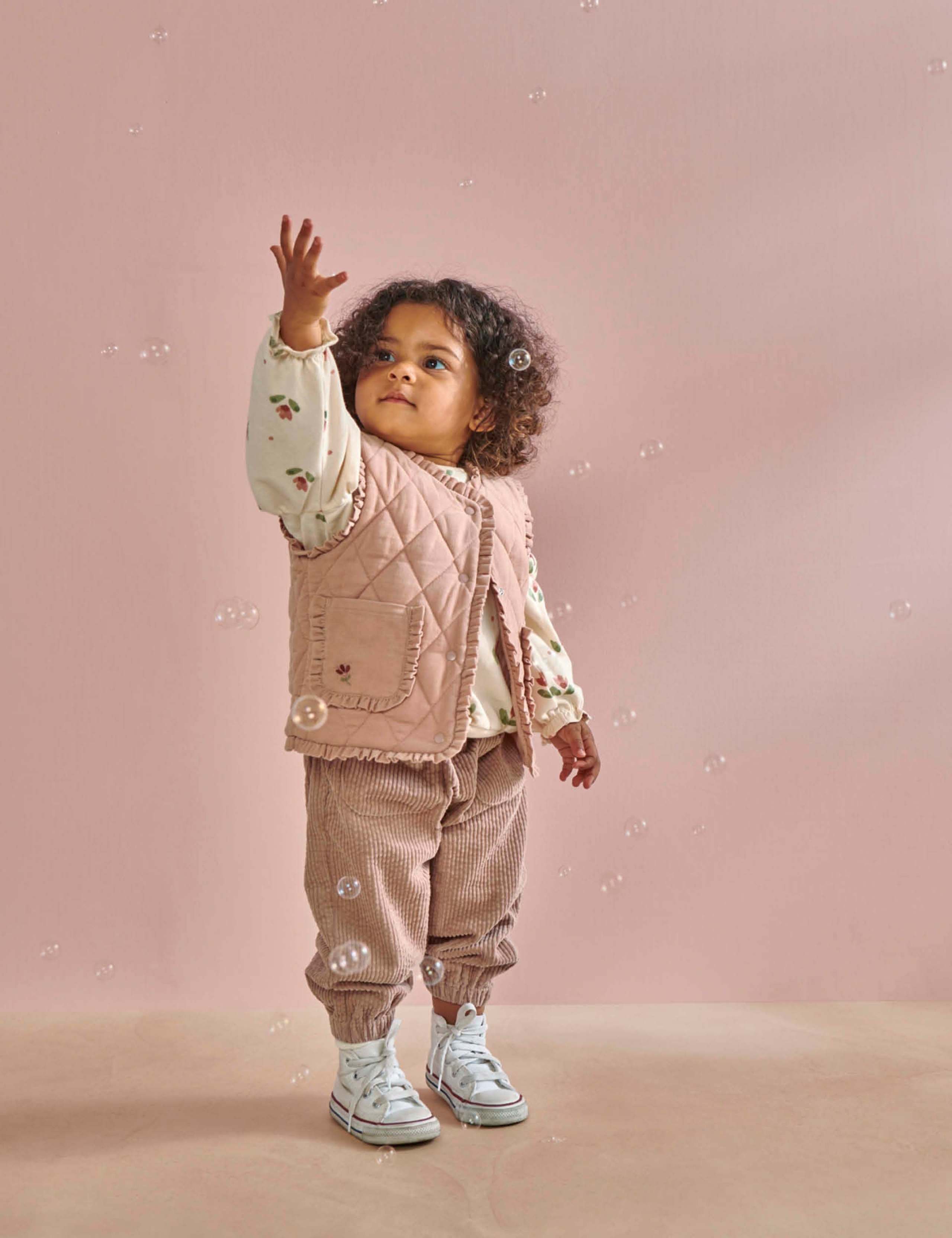 Cord Quilted Gilet (3 Mths-3 Yrs) 8 of 14
