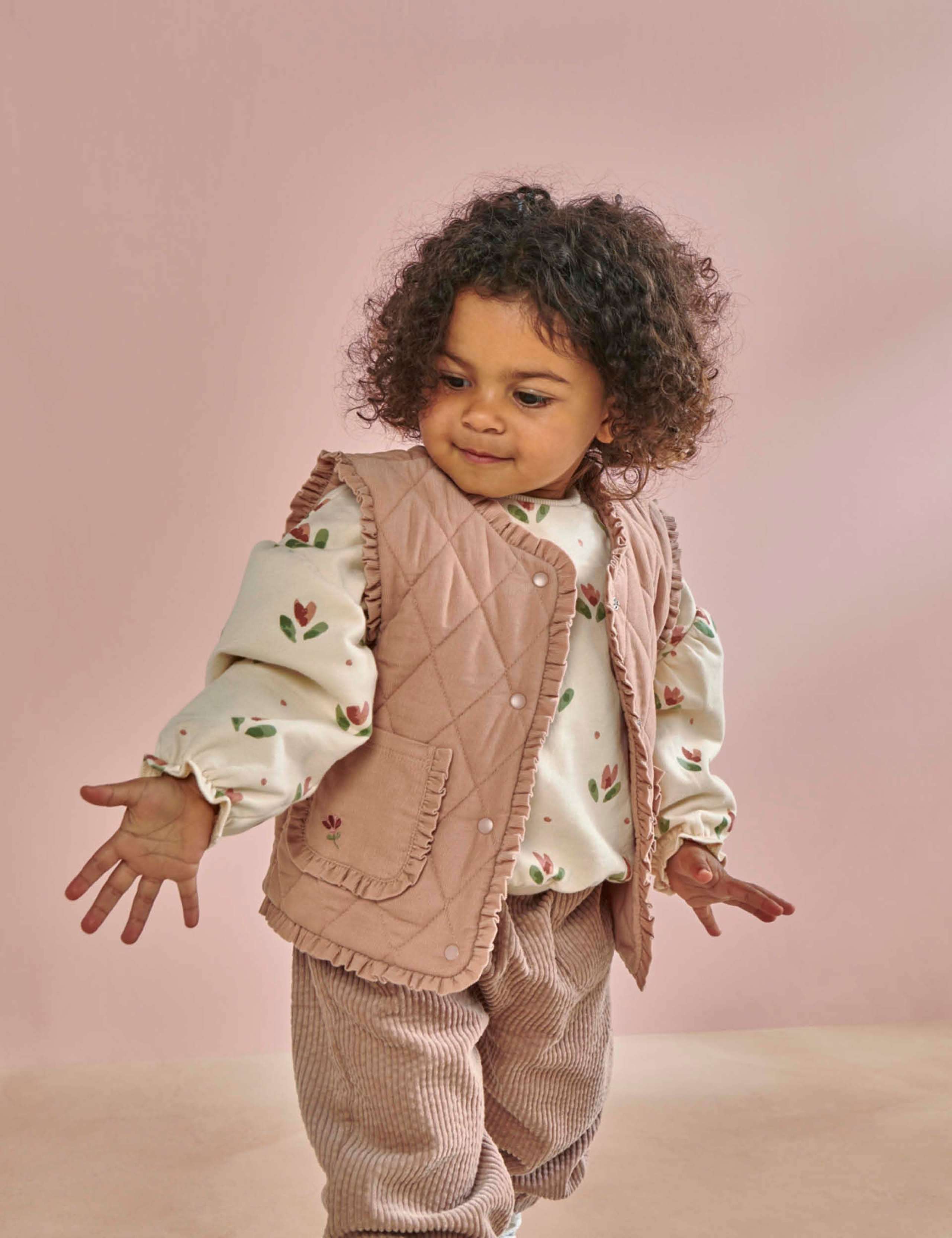 Cord Quilted Gilet (3 Mths-3 Yrs) 9 of 14