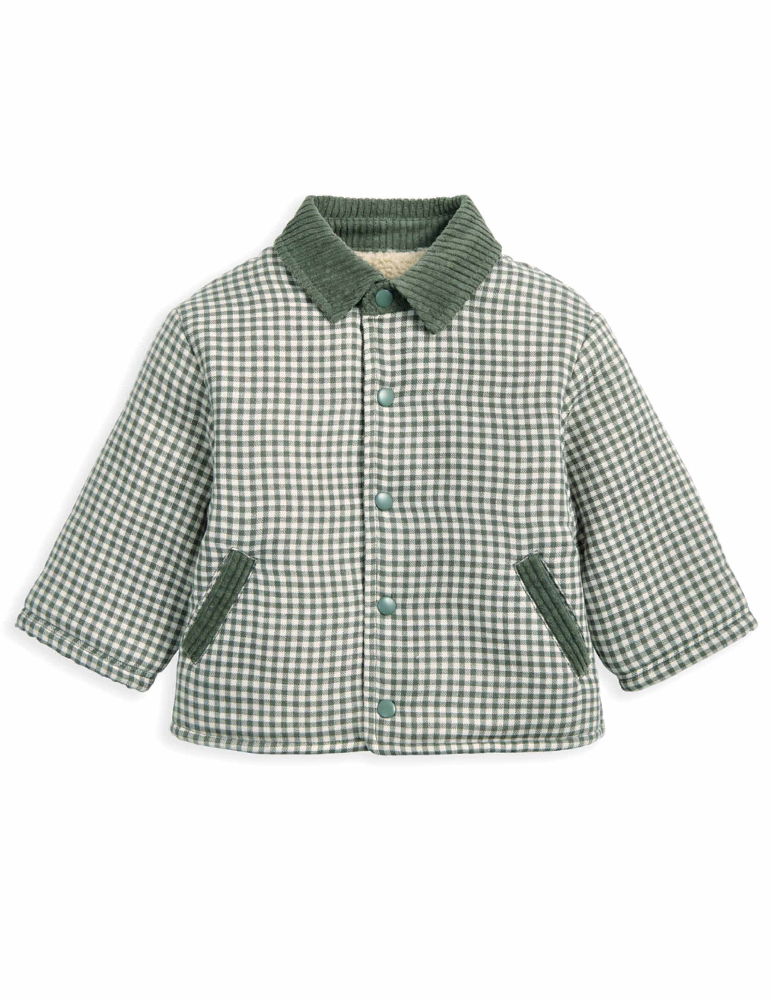 Check Jacket (3 Mths-3 Yrs) 2 of 11