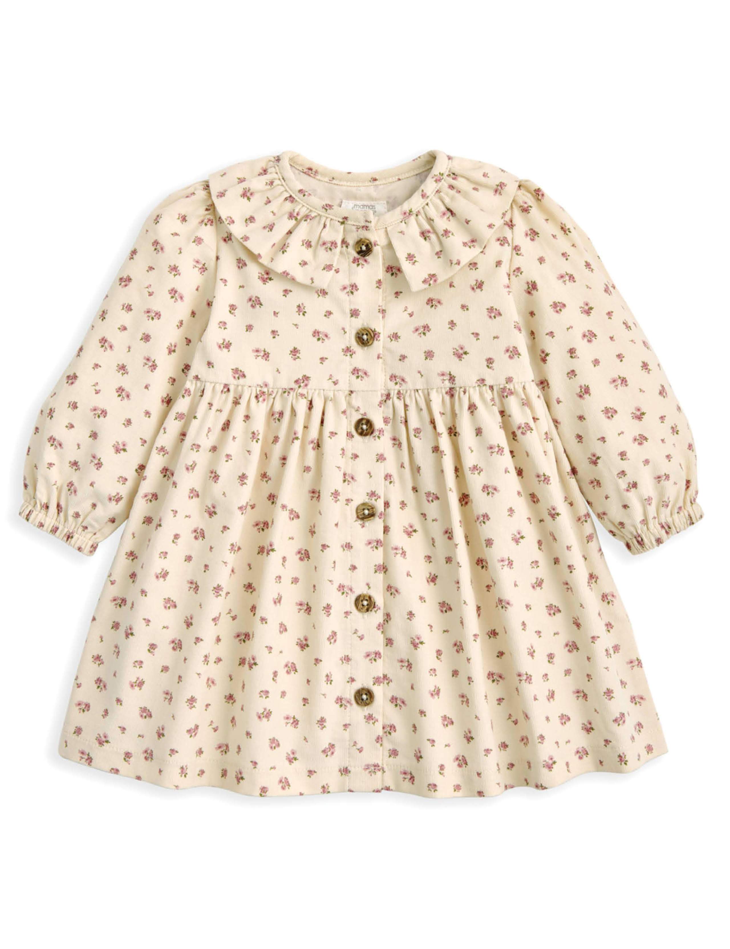 2pc Cotton Rich Floral Dress with Tights (0-12 Mths) 4 of 4