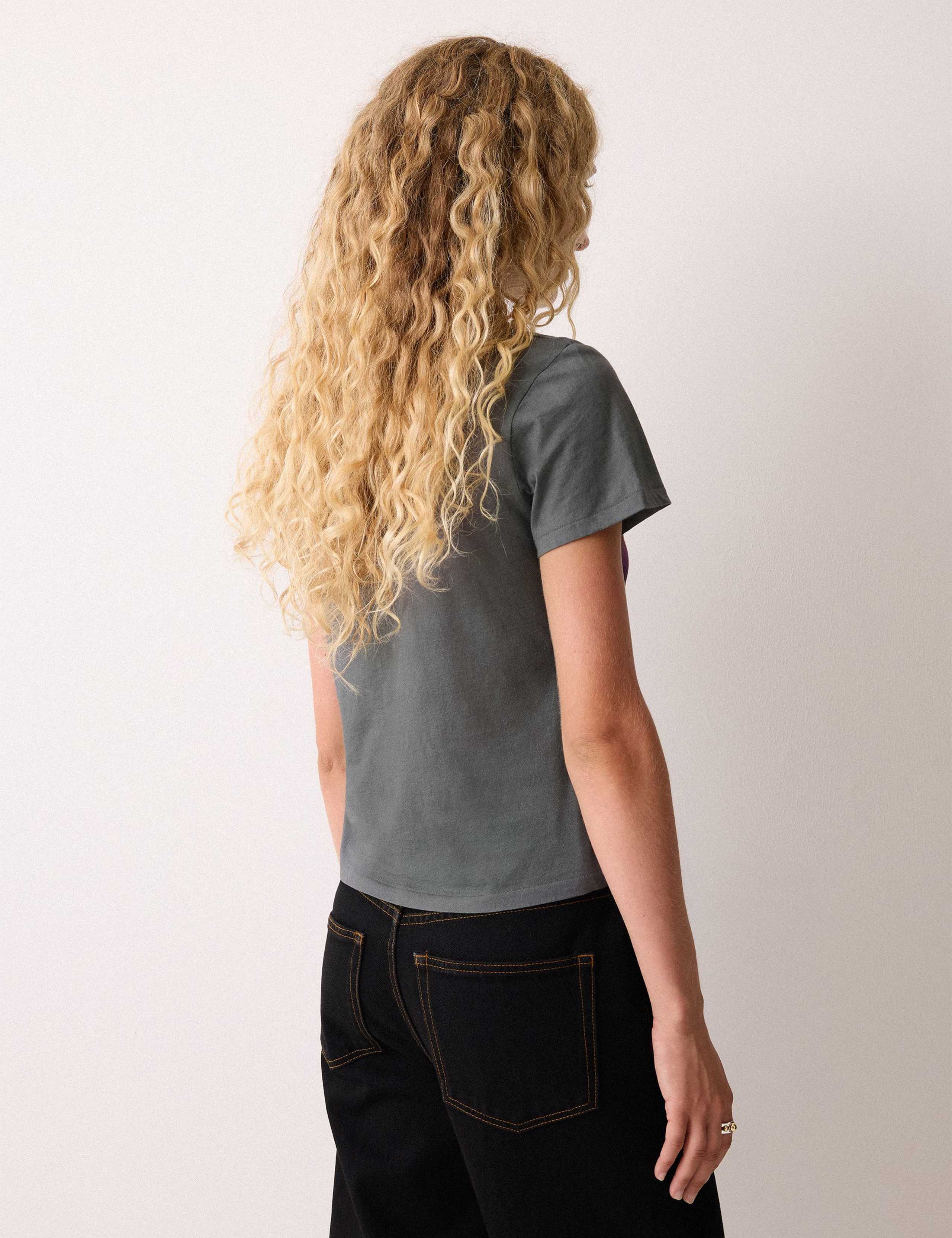 Pure Cotton Floral T-Shirt 4 of 4