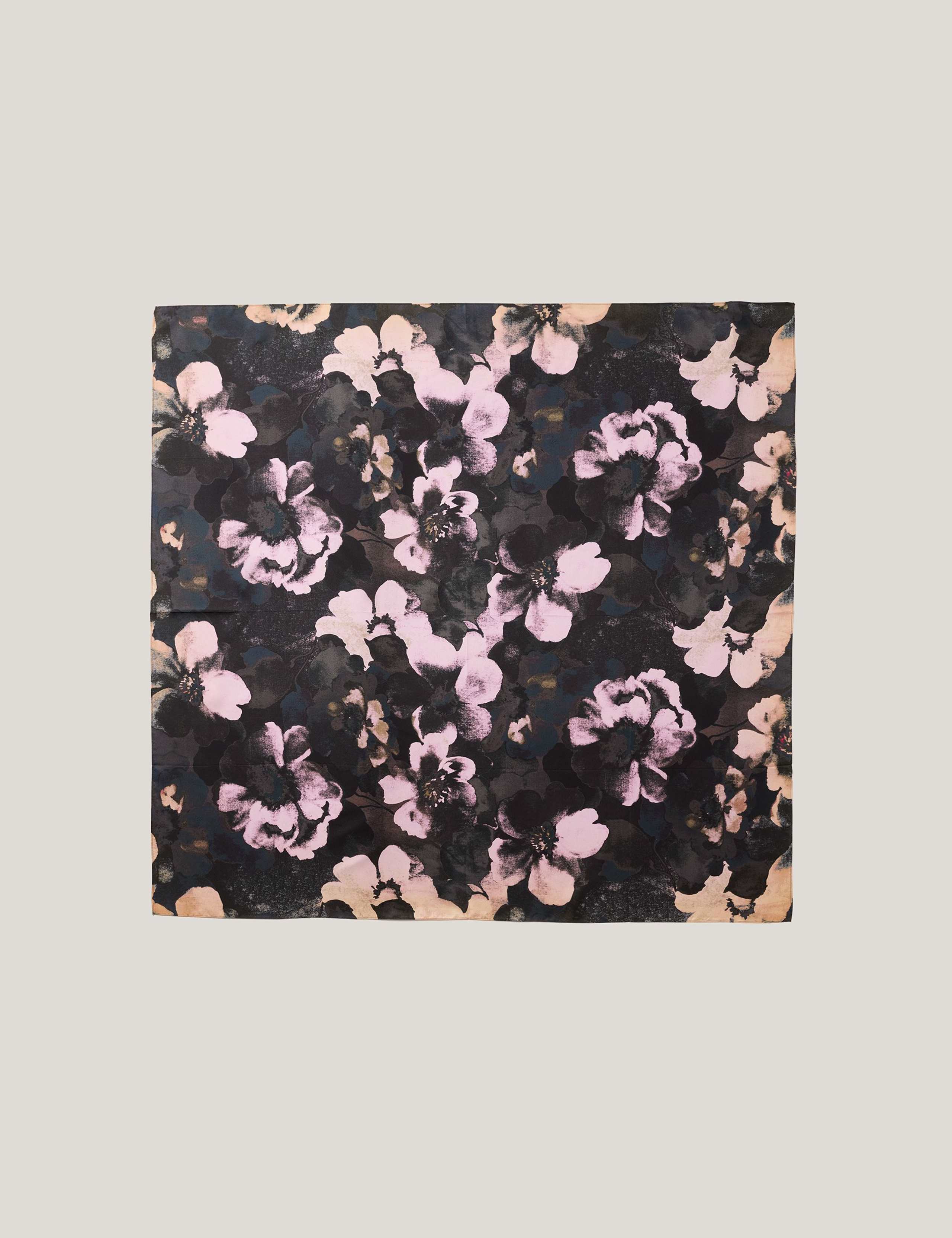Pure Silk Floral Scarf 2 of 5