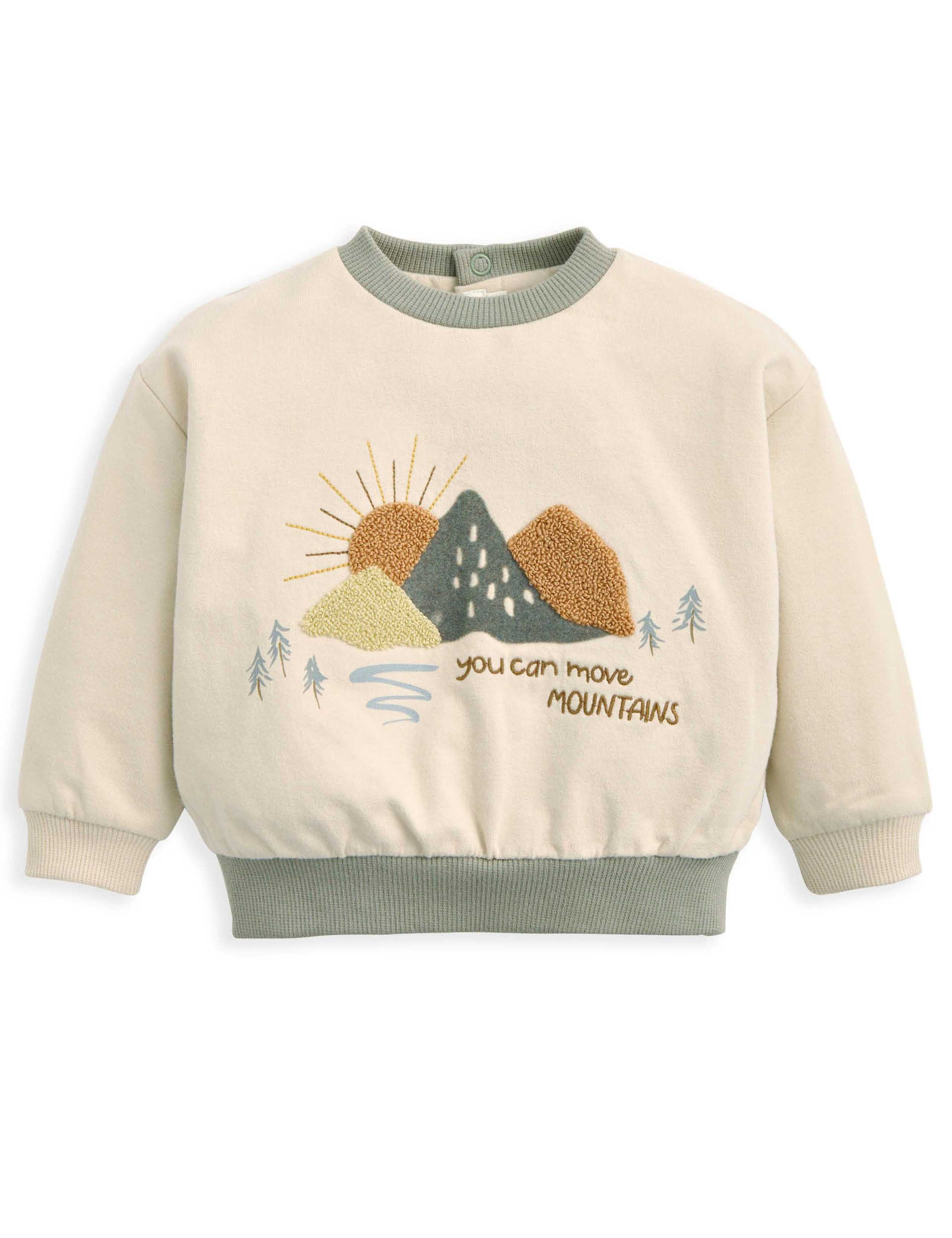 Cotton Rich Mountain Sweater (0 Mths-3 Yrs) 2 of 2