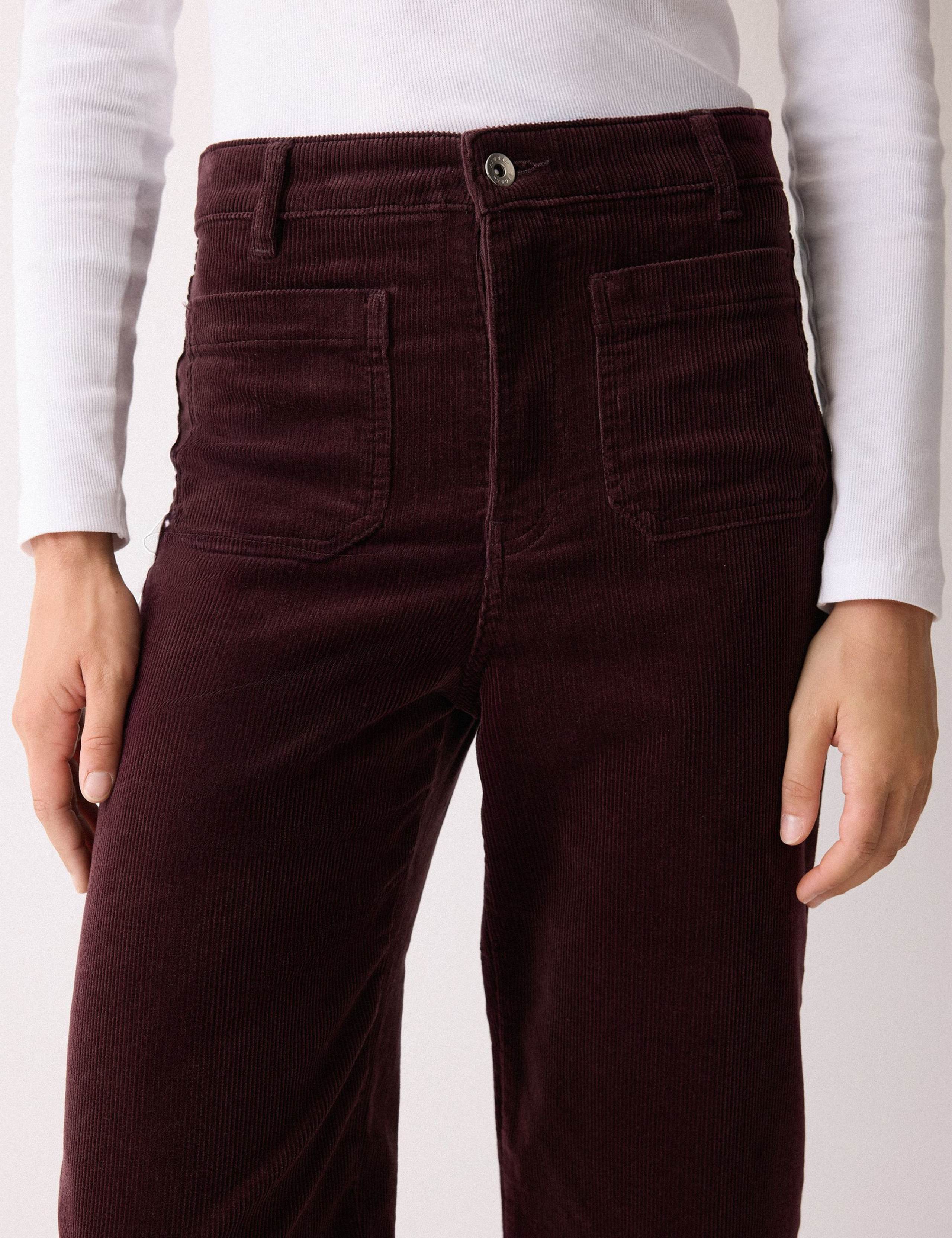 Cord High Waisted Wide Leg Jeans 4 of 6