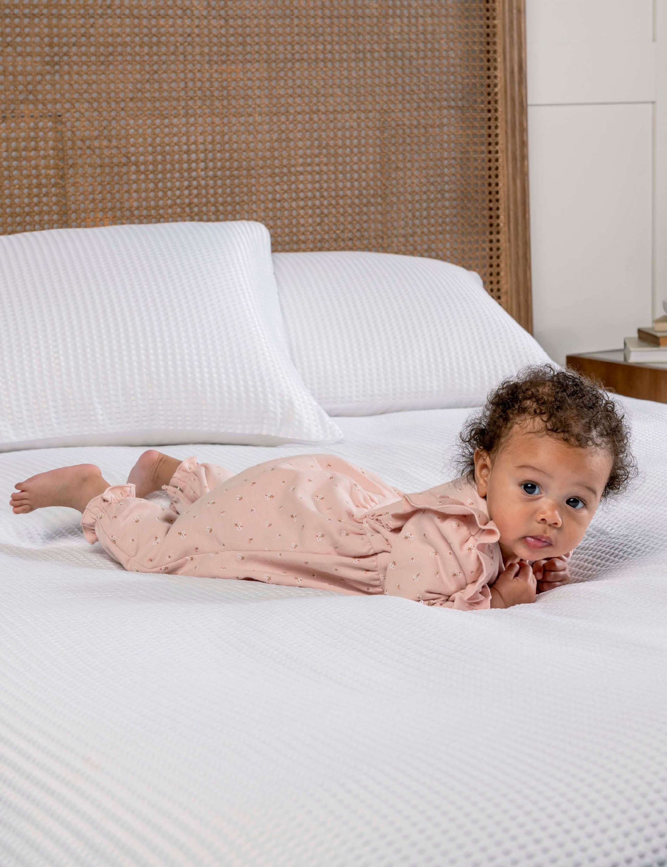 Pure Cotton Floral Romper (0-12 Mths) 5 of 6