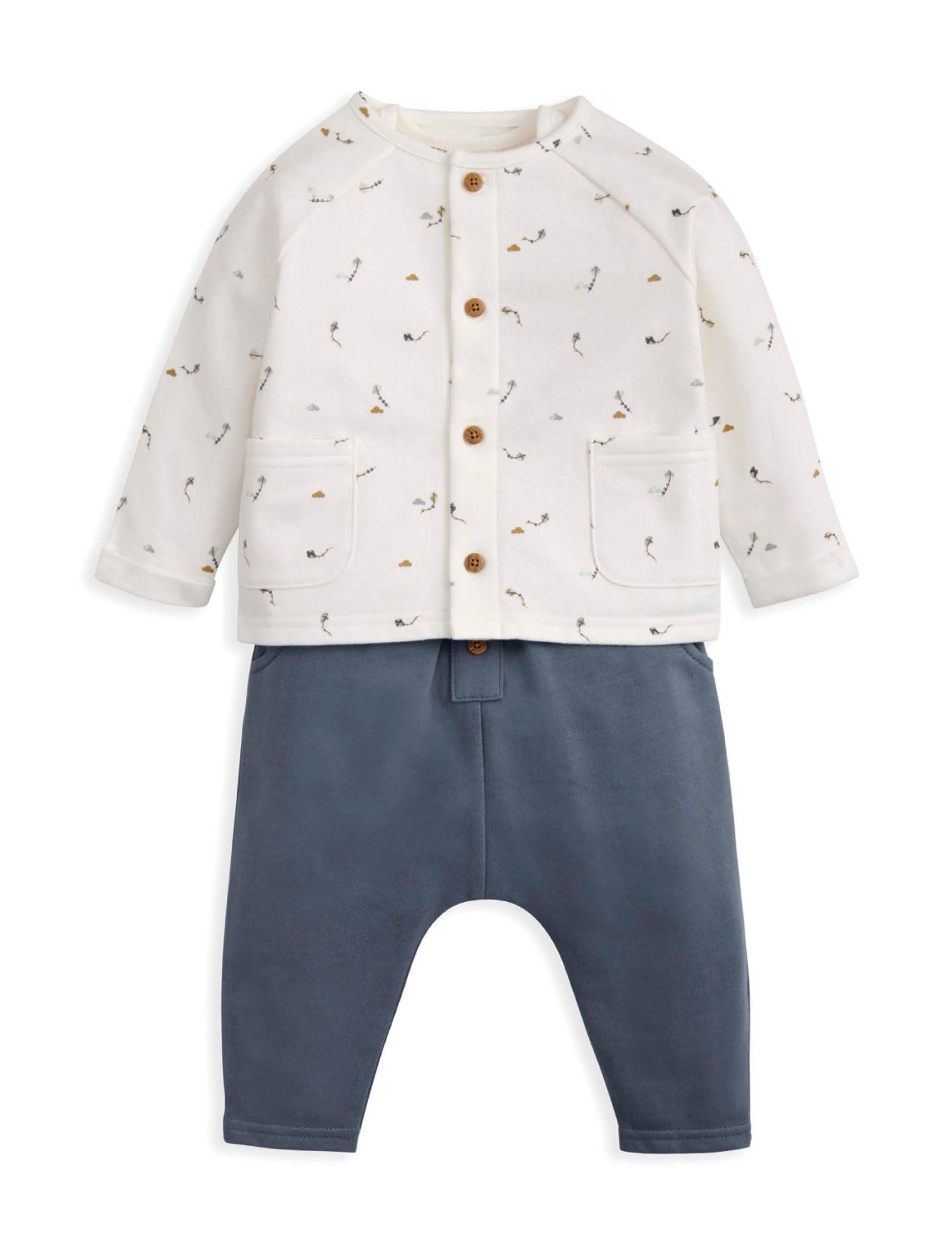 3pc Kite Print Outfit (0-12 Mths) 2 of 5