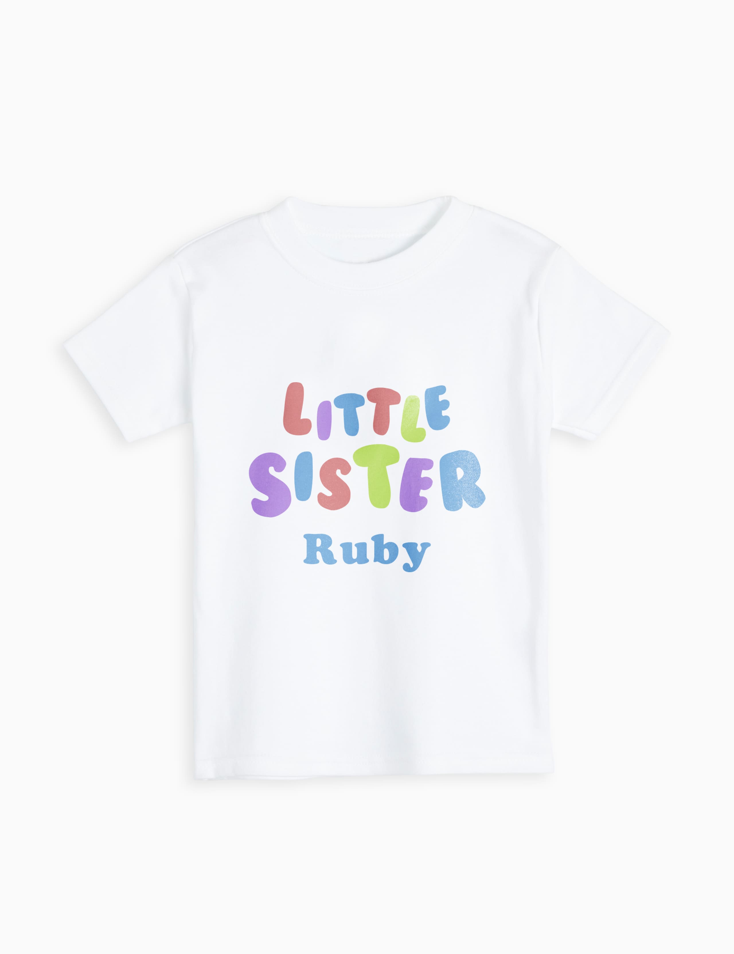 Personalised Little Sister T-Shirt (1-6 Yrs) 1 of 3