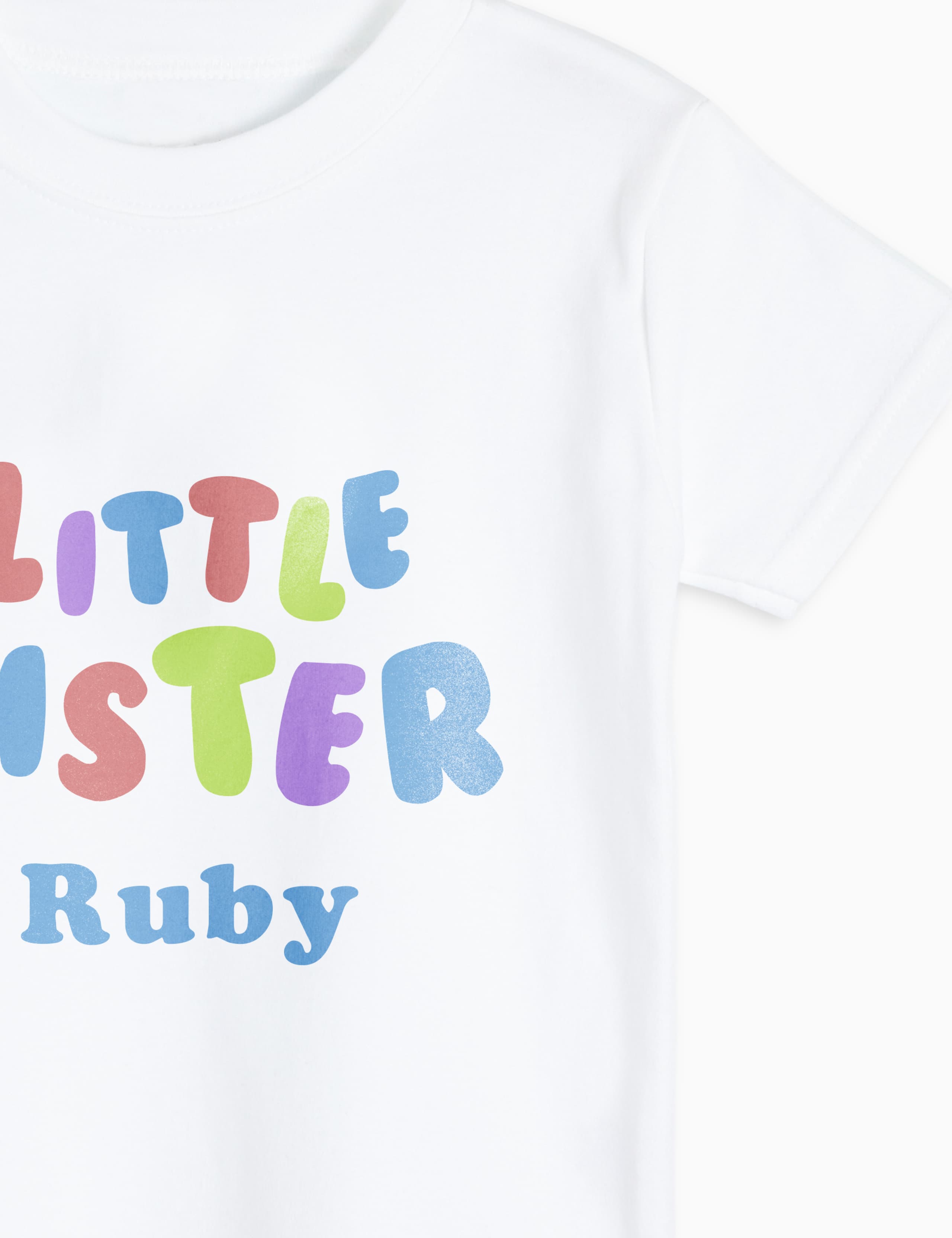 Personalised Little Sister T-Shirt (1-6 Yrs) 3 of 3