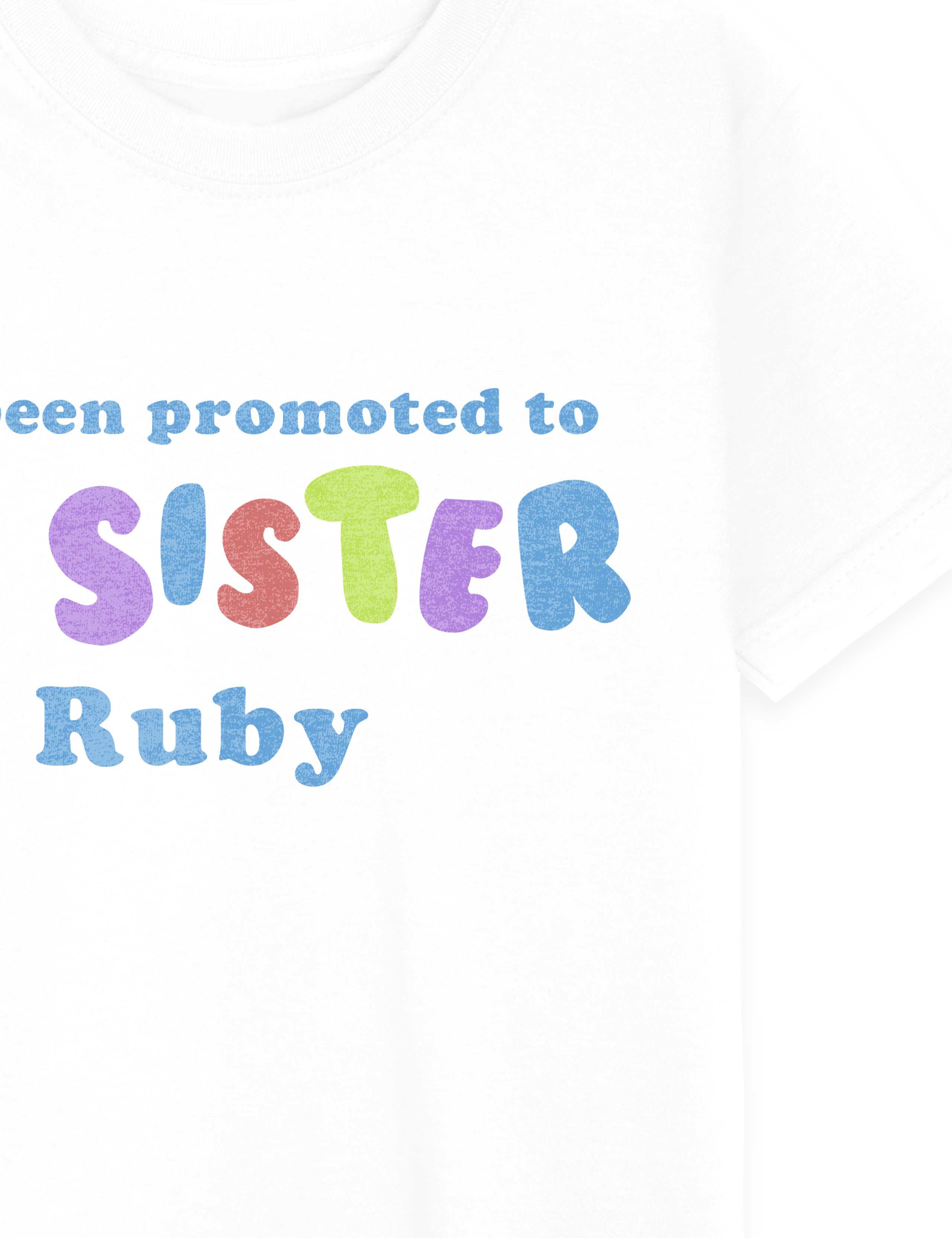 Personalised Big Sister T-Shirt (3-12 Yrs) 3 of 3