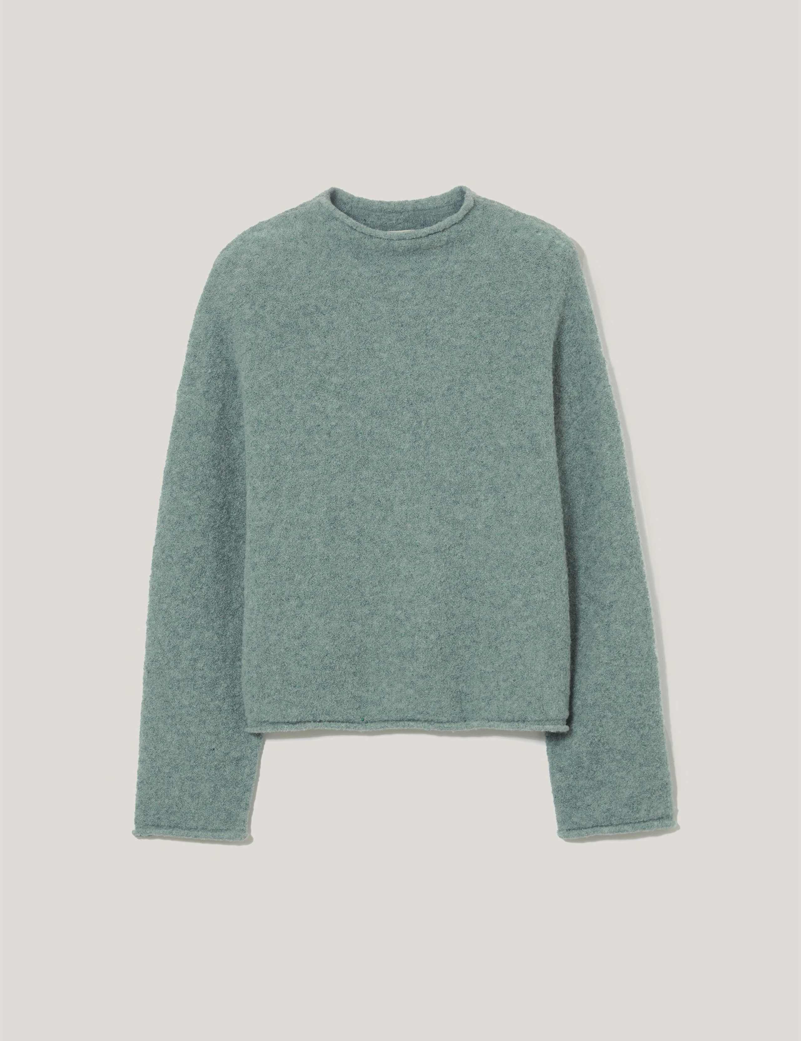 Wool Rich Textured High Neck Jumper 2 of 7