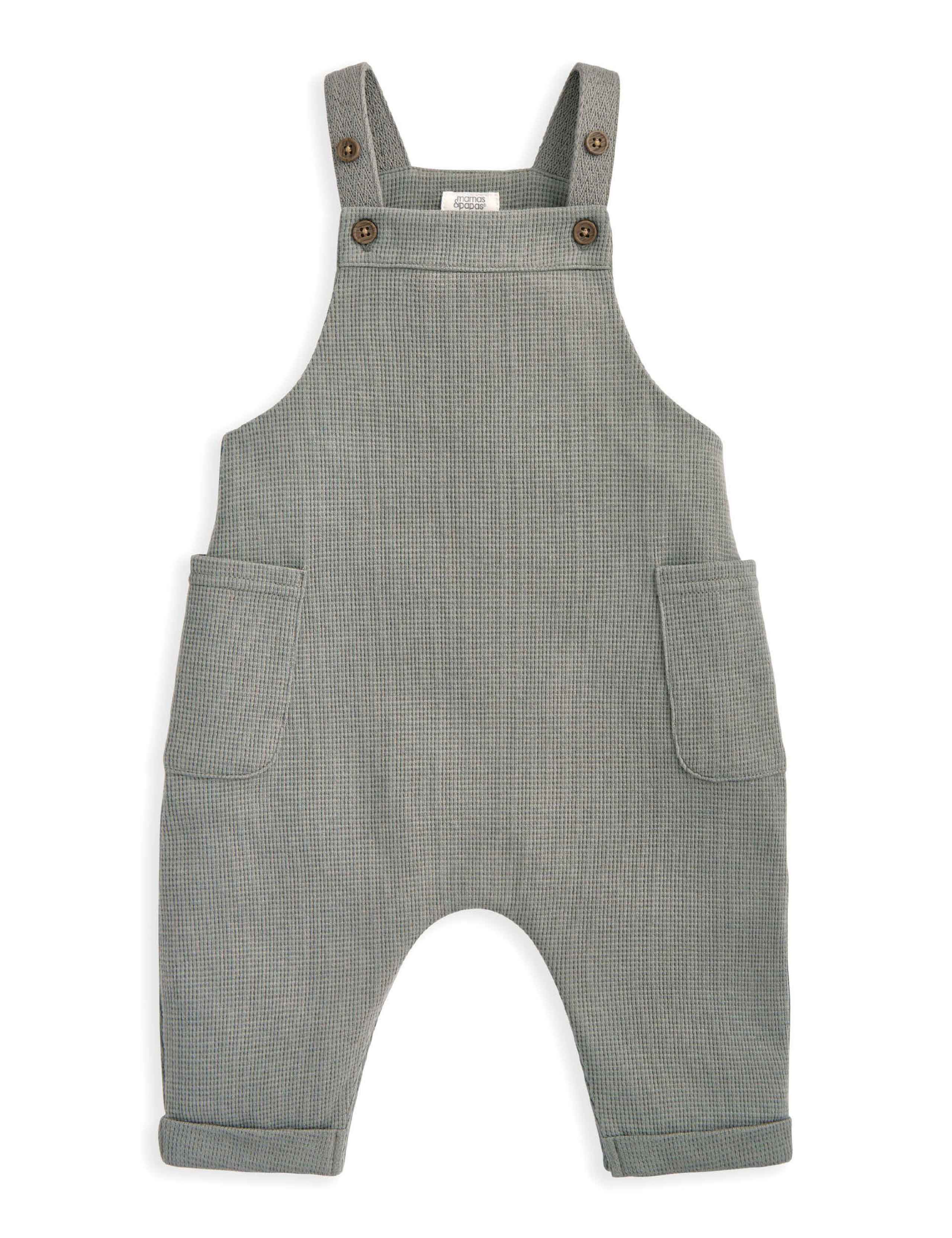 2pc Moose Print Dungarees Outfit (0-3 Yrs) 4 of 4