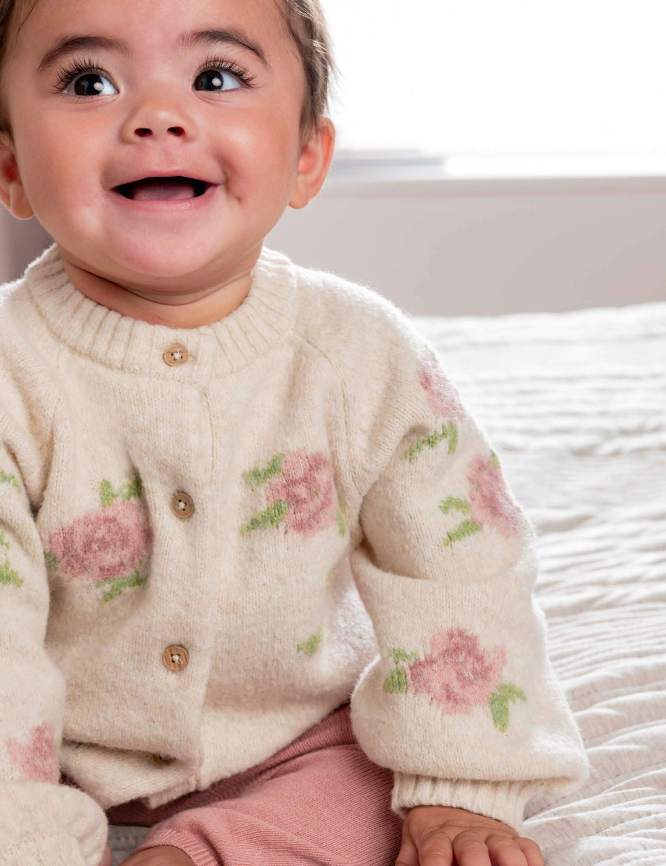 2pc Knitted Cardigan & Leggings Set (0-12 Mths) 8 of 9