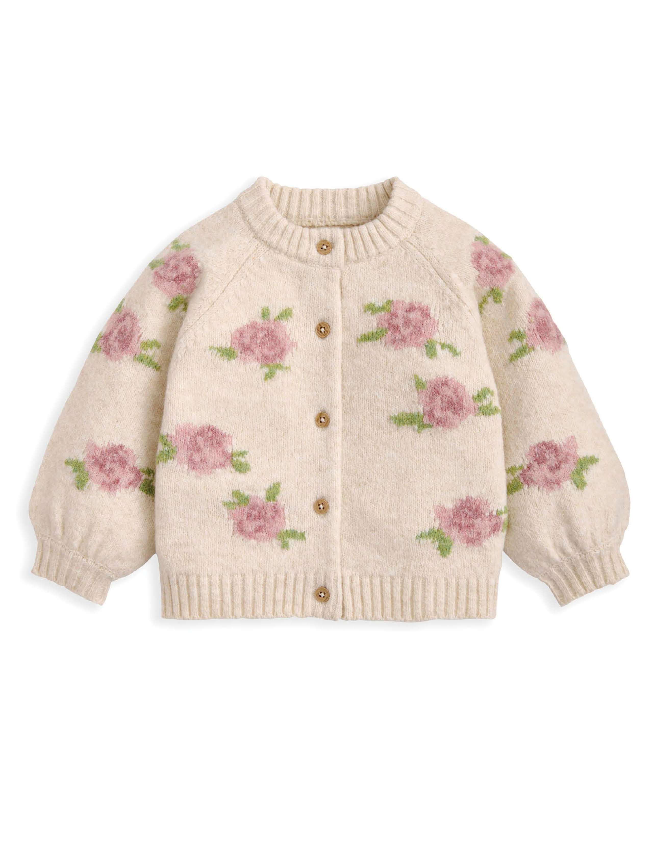 2pc Knitted Cardigan & Leggings Set (0-12 Mths) 2 of 9