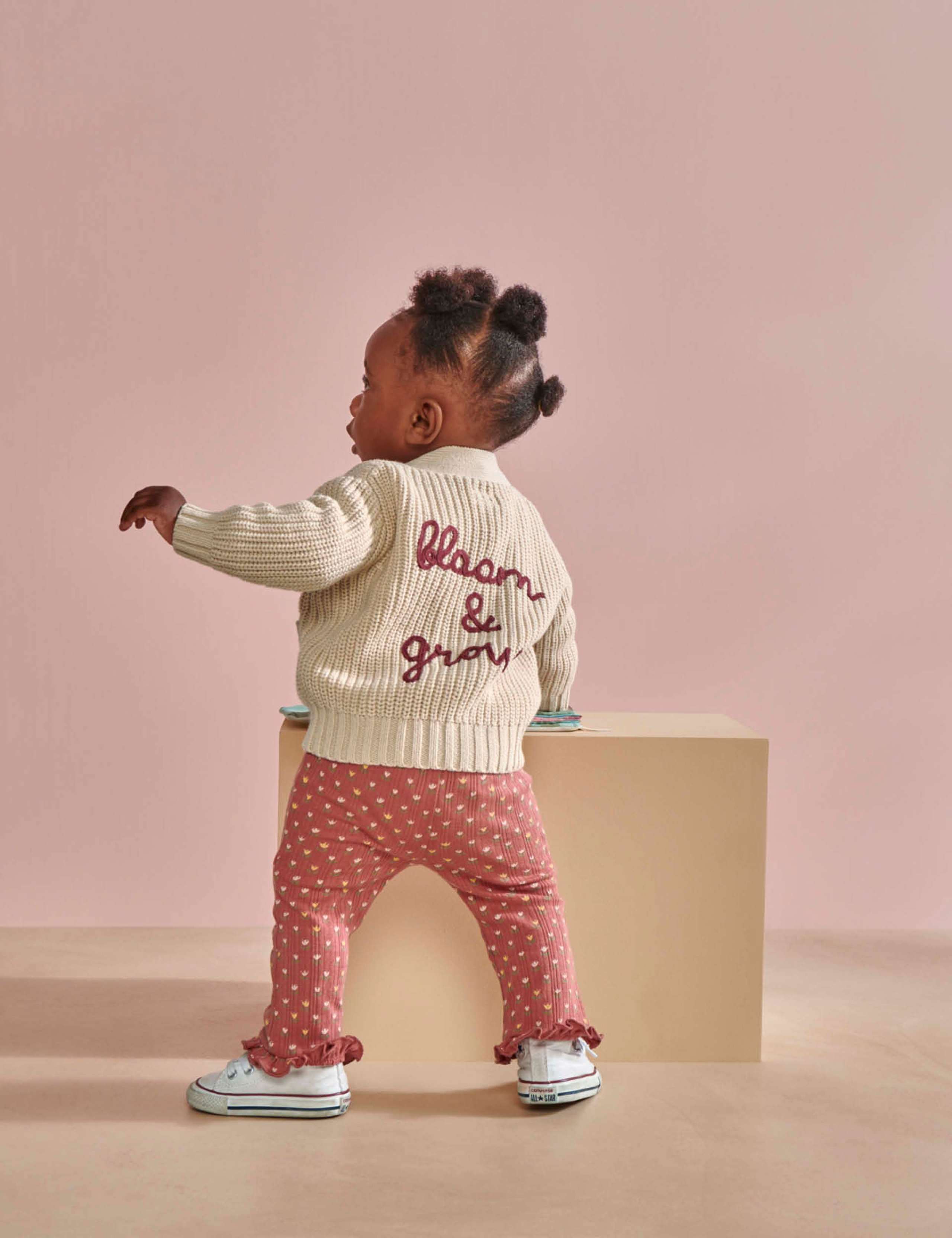 Pure Cotton Knitted Cardigan (0 Mths-3 Yrs) 3 of 10