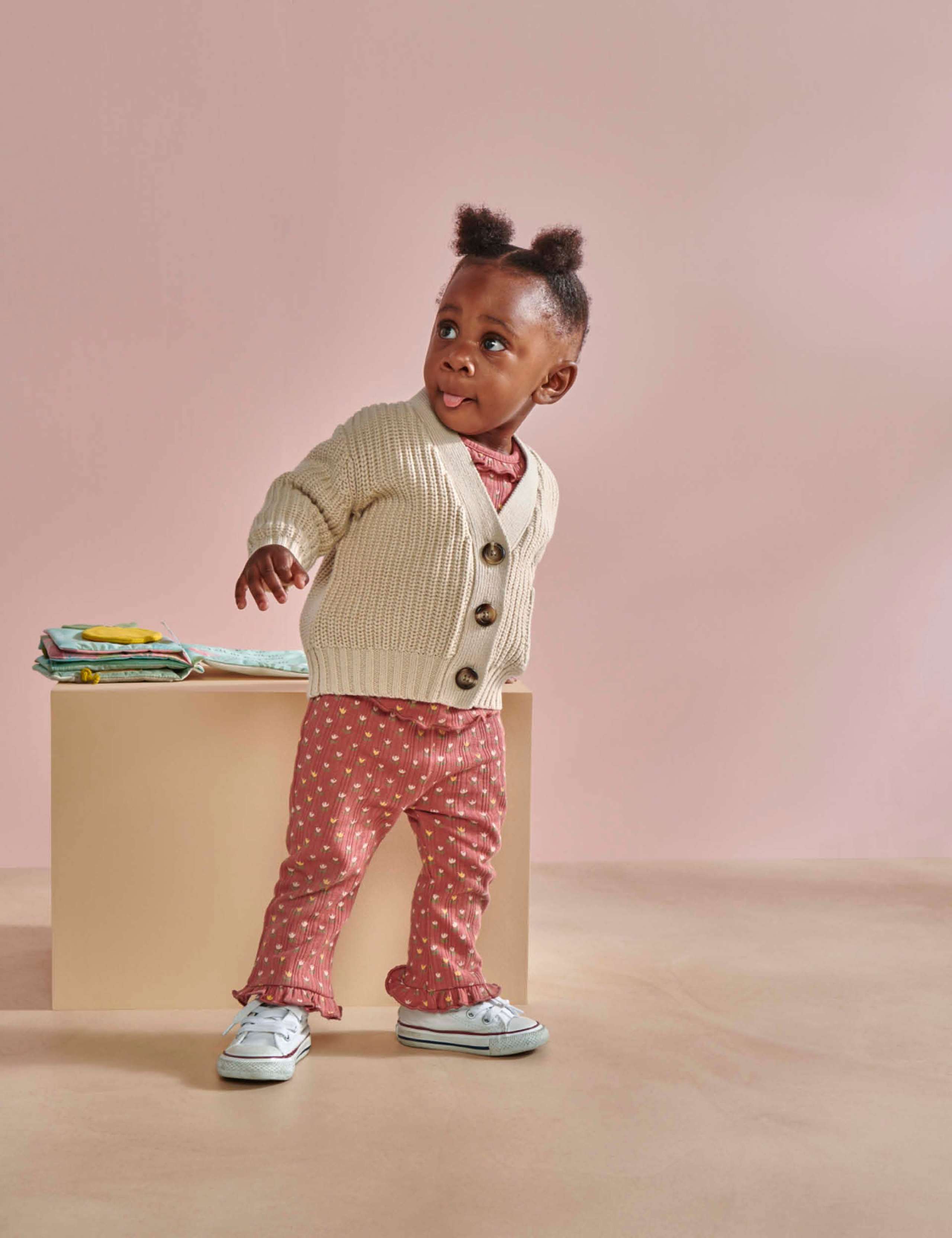 Pure Cotton Knitted Cardigan (0-3 Yrs) 7 of 10