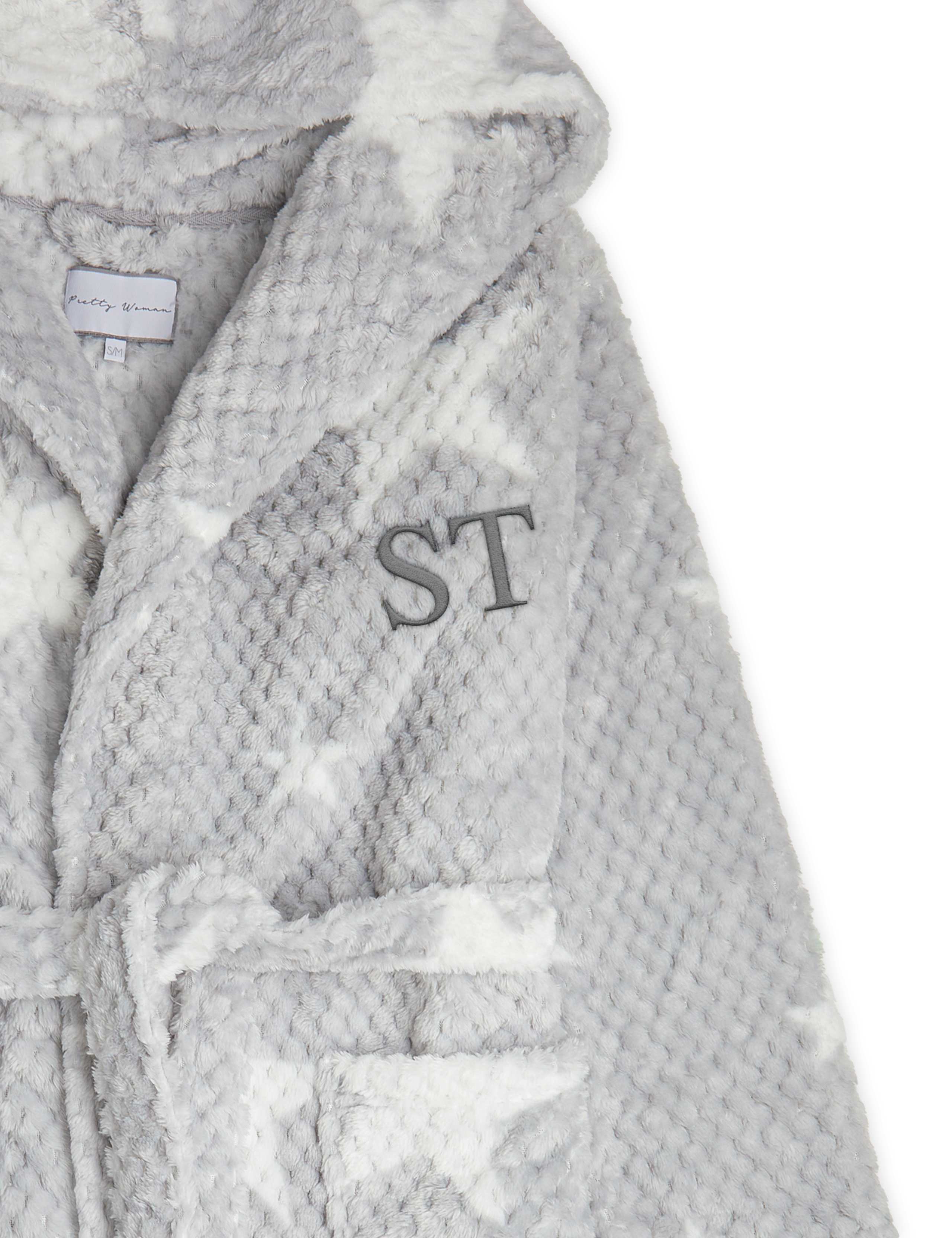 Personalised Womens Fleece Robe 3 of 3